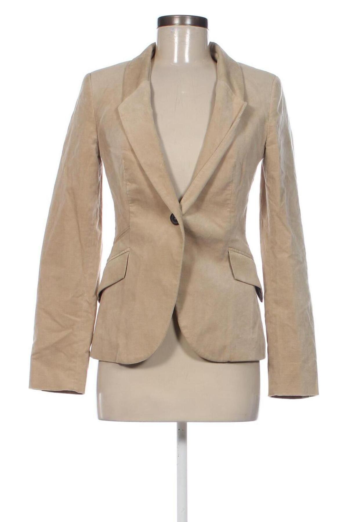 Damen Blazer Zara, Größe M, Farbe Beige, Preis € 15,99