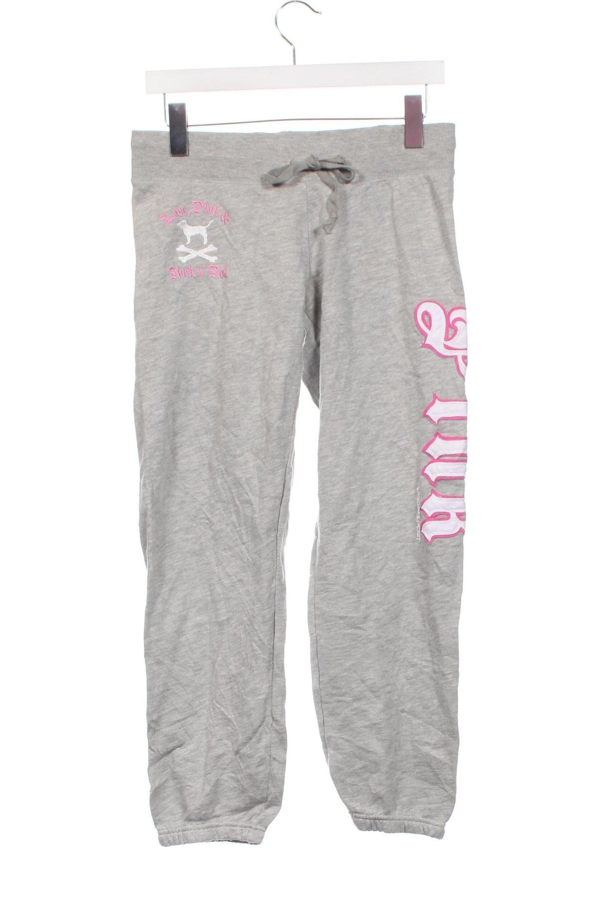 Damskie spodnie sportowe Pink by Victoria's Secret, Rozmiar XS, Kolor Szary, Cena 54,99 zł