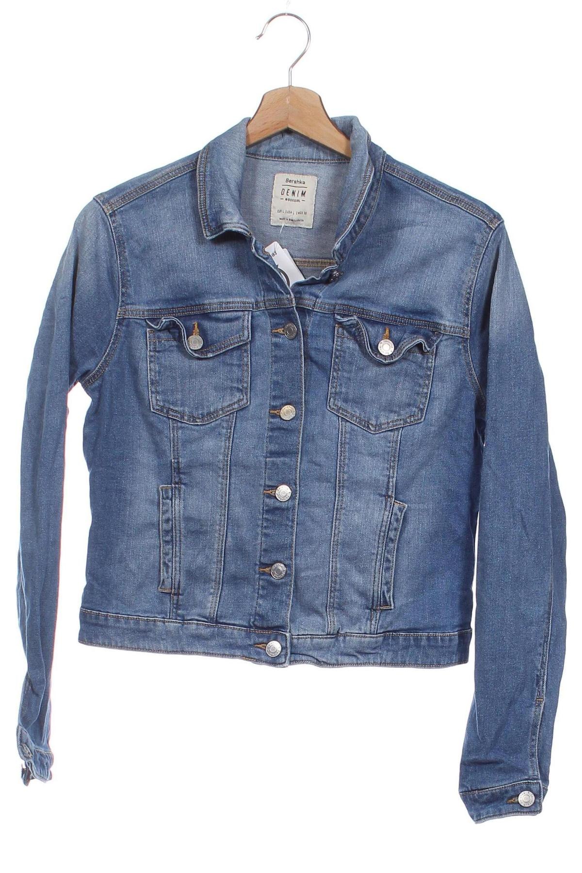 Damenjacke Bershka, Größe L, Farbe Blau, Preis € 12,99