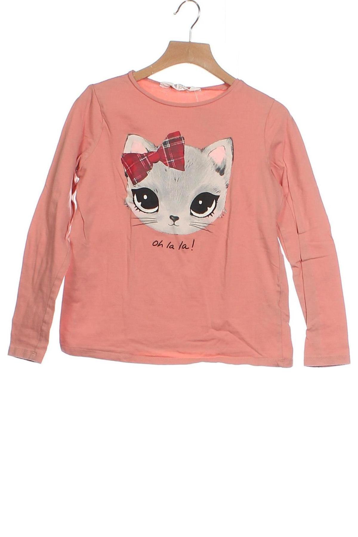 Kinder Shirt H&M, Größe 8-9y/ 134-140 cm, Farbe Rosa, Preis € 6,00