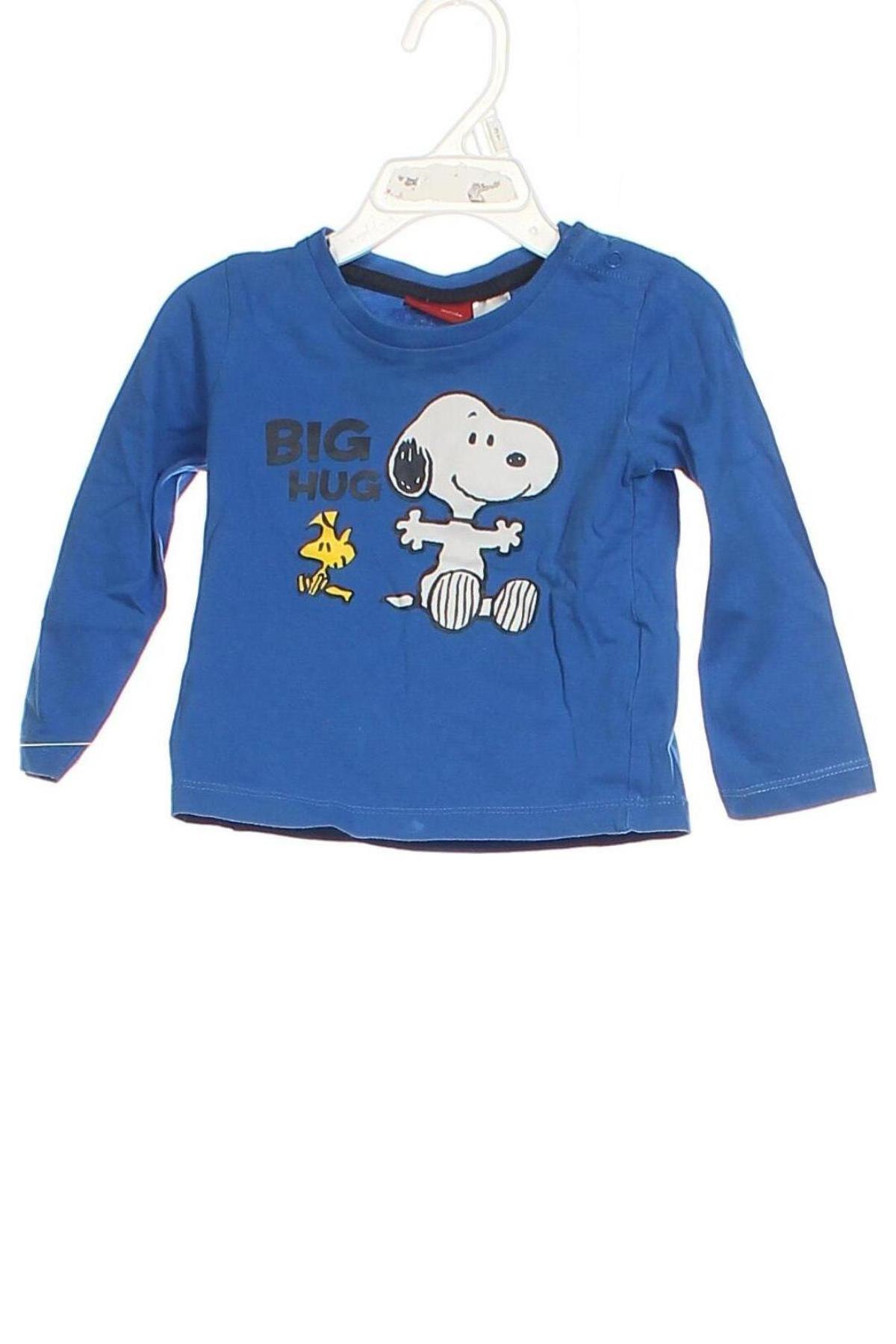 Dětská halenka  Peanuts, Velikost 9-12m/ 74-80 cm, Barva Modrá, Cena  89,00 Kč