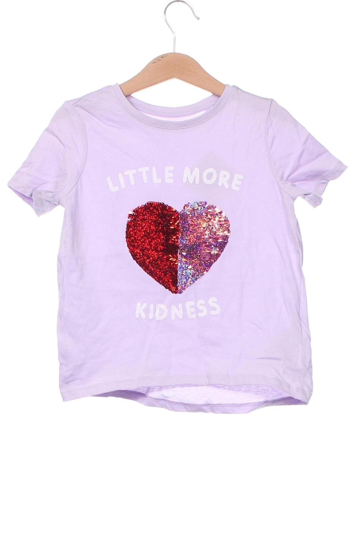 Kinder Shirt Sinsay, Größe 5-6y/ 116-122 cm, Farbe Lila, Preis 6,00 €