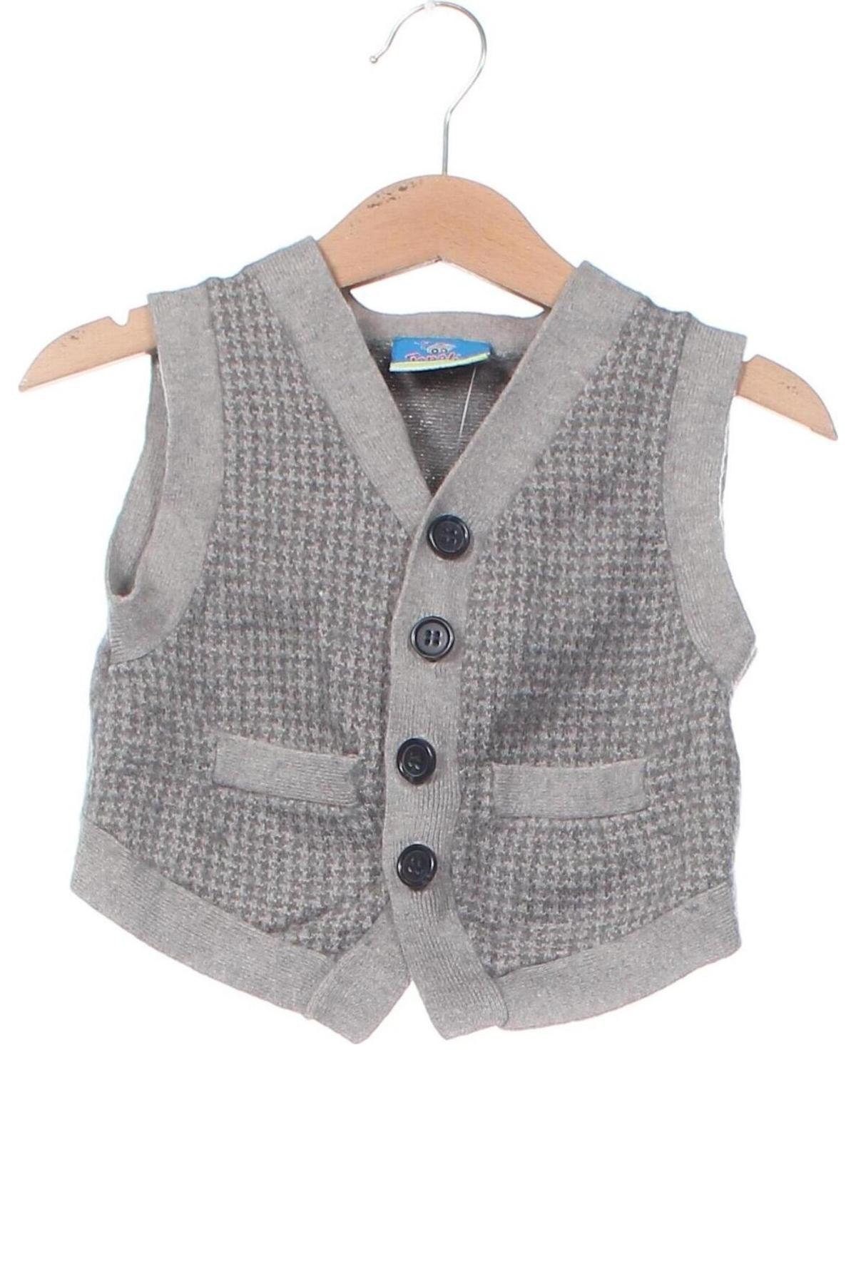 Kinder Strickjacke Topolino, Größe 12-18m/ 80-86 cm, Farbe Grau, Preis € 5,99