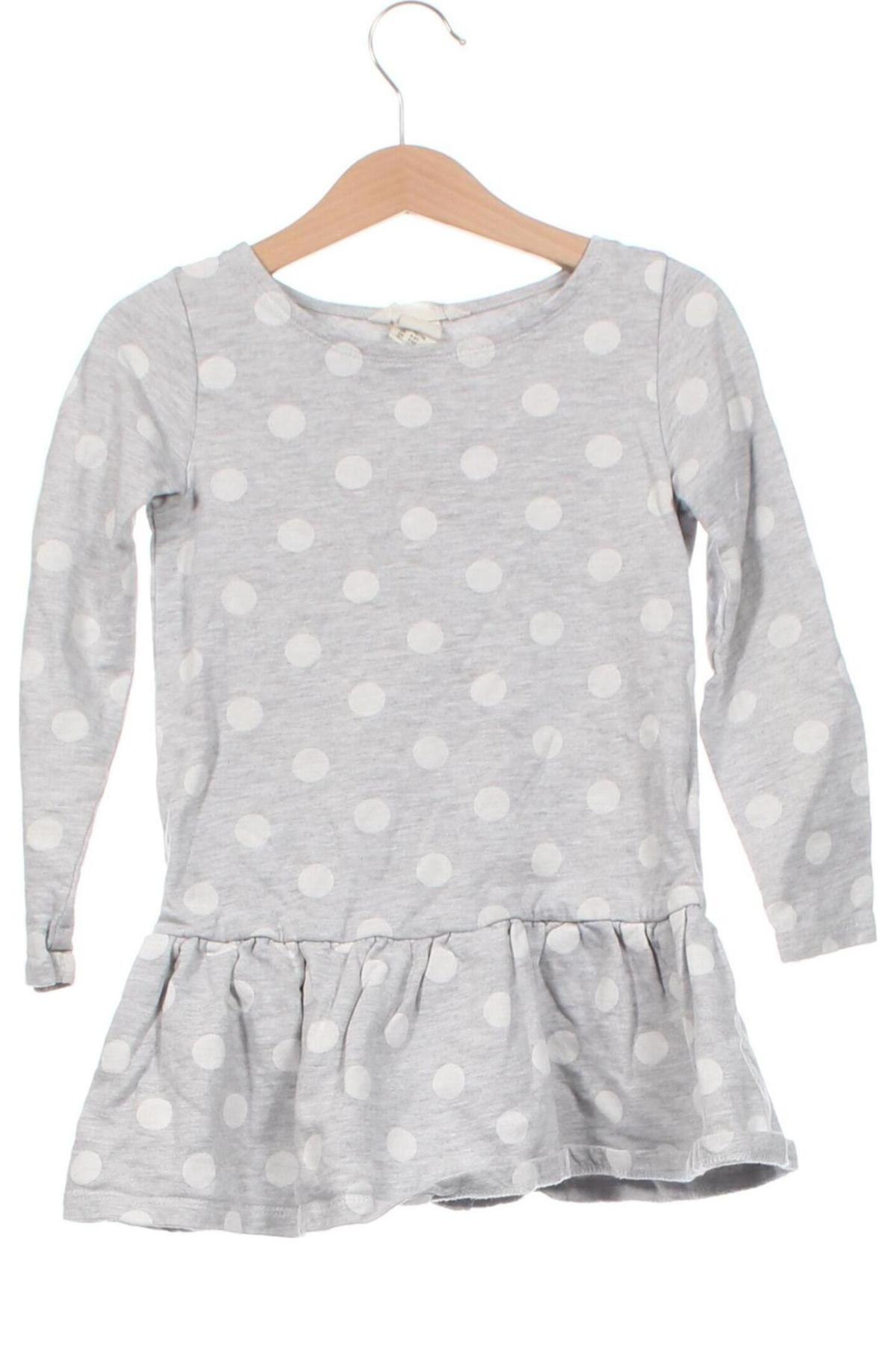 Detské šaty  H&M, Veľkosť 4-5y/ 110-116 cm, Farba Sivá, Cena  8,95 €