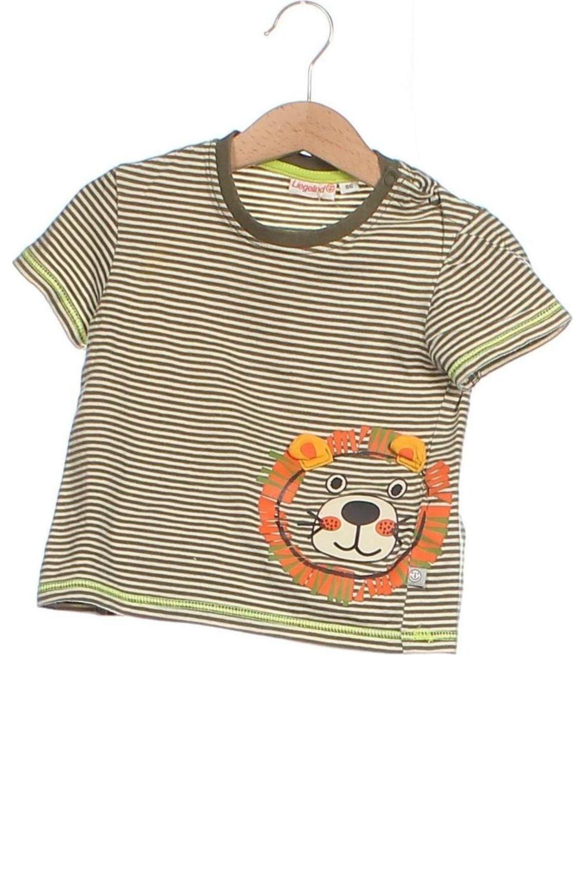 Dziecięcy T-shirt Liegelind, Rozmiar 12-18m/ 80-86 cm, Kolor Zielony, Cena 27,59 zł