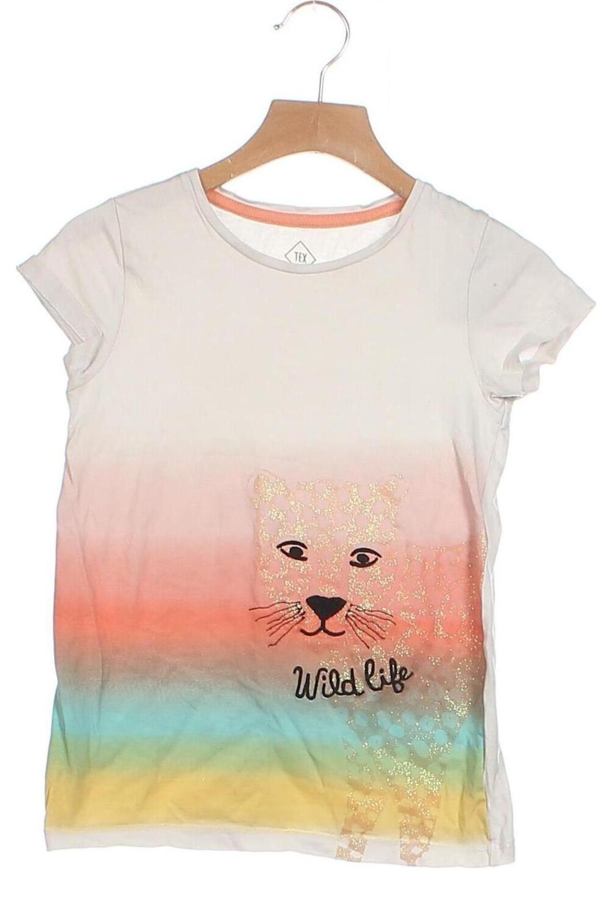 Kinder T-Shirt Tex, Größe 7-8y/ 128-134 cm, Farbe Mehrfarbig, Preis € 3,49