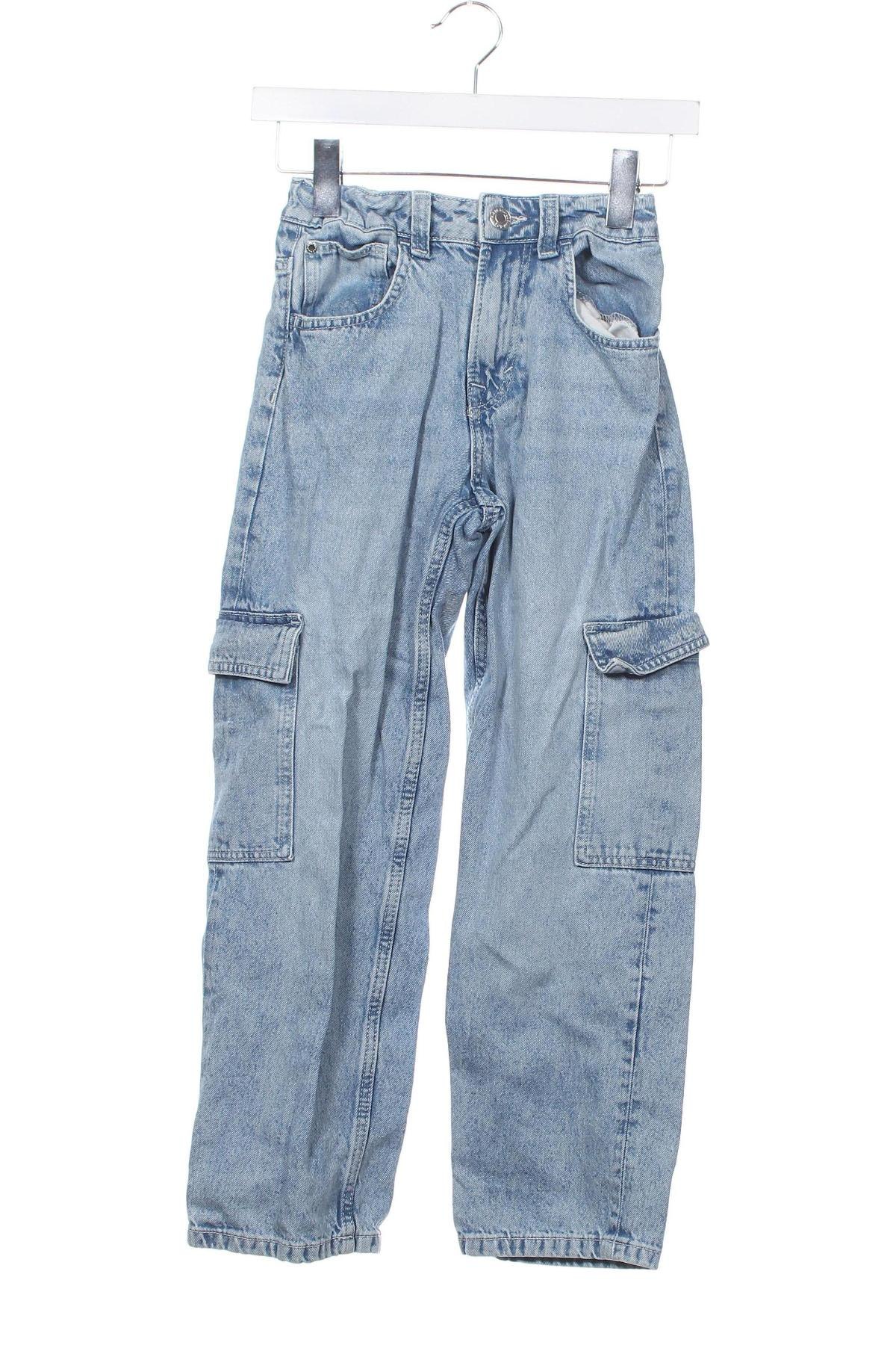 Dětské džíny  H&M, Velikost 9-10y/ 140-146 cm, Barva Modrá, Cena  405,00 Kč