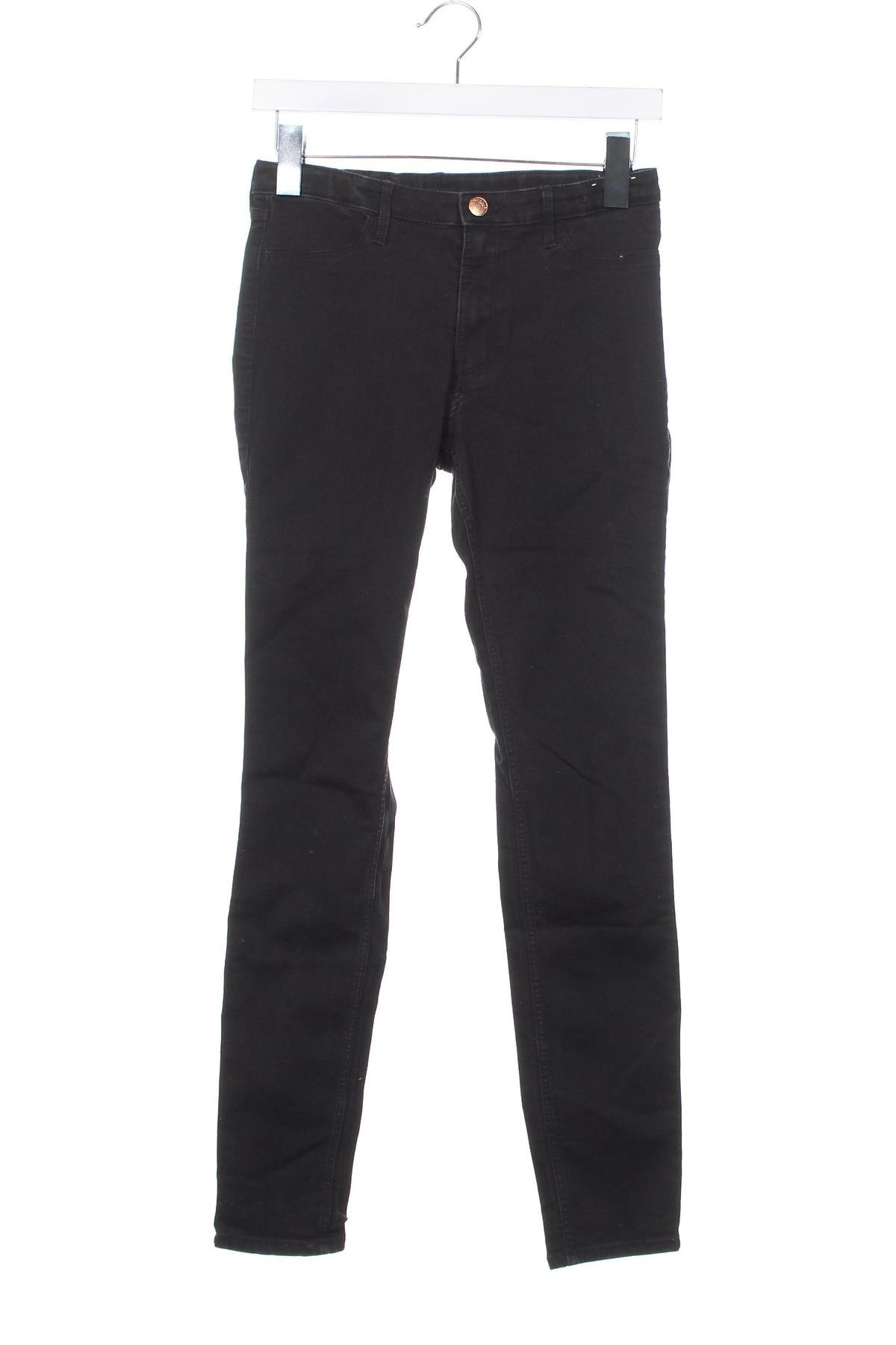 Blugi pentru copii H&M, Mărime 12-13y/ 158-164 cm, Culoare Negru, Preț 79,80 Lei