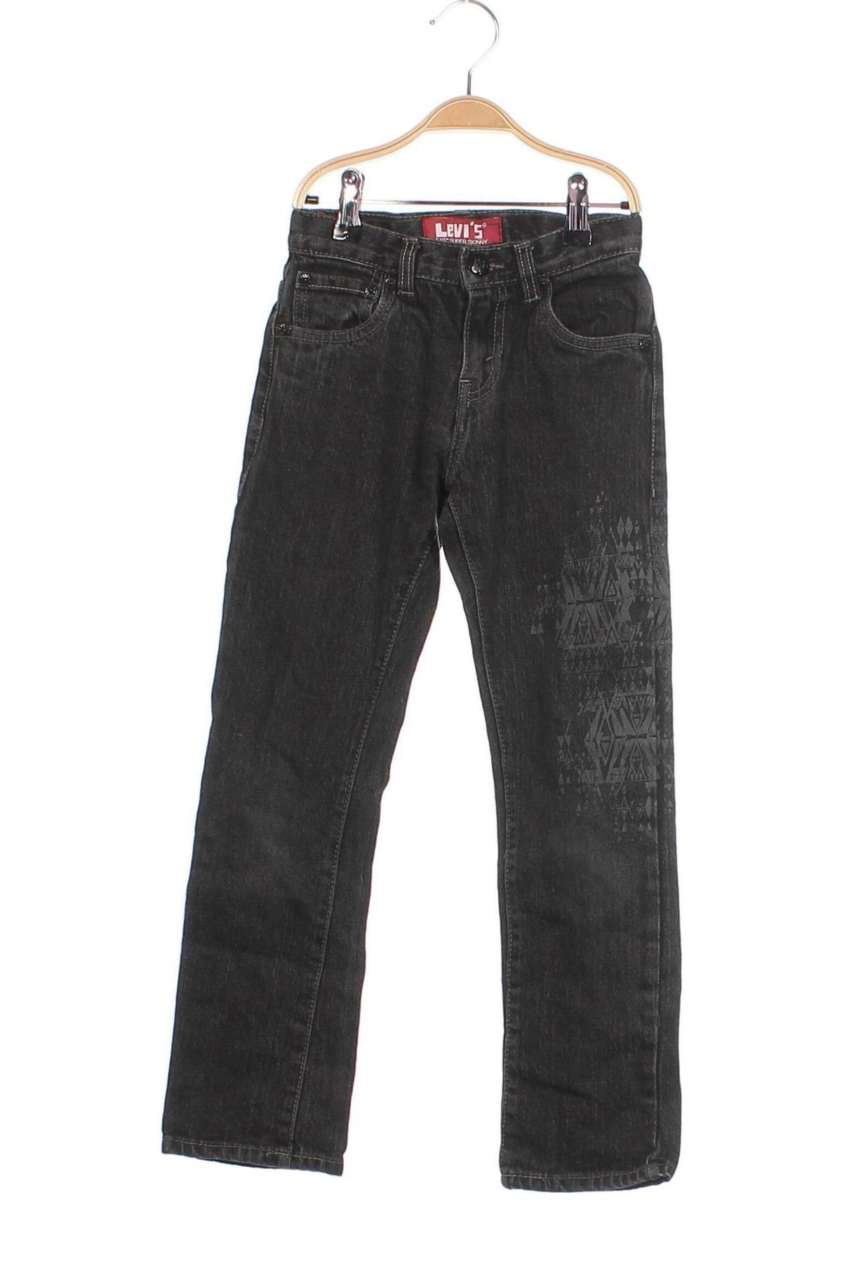 Dziecięce jeansy Levi's, Rozmiar 7-8y/ 128-134 cm, Kolor Czarny, Cena 63,99 zł