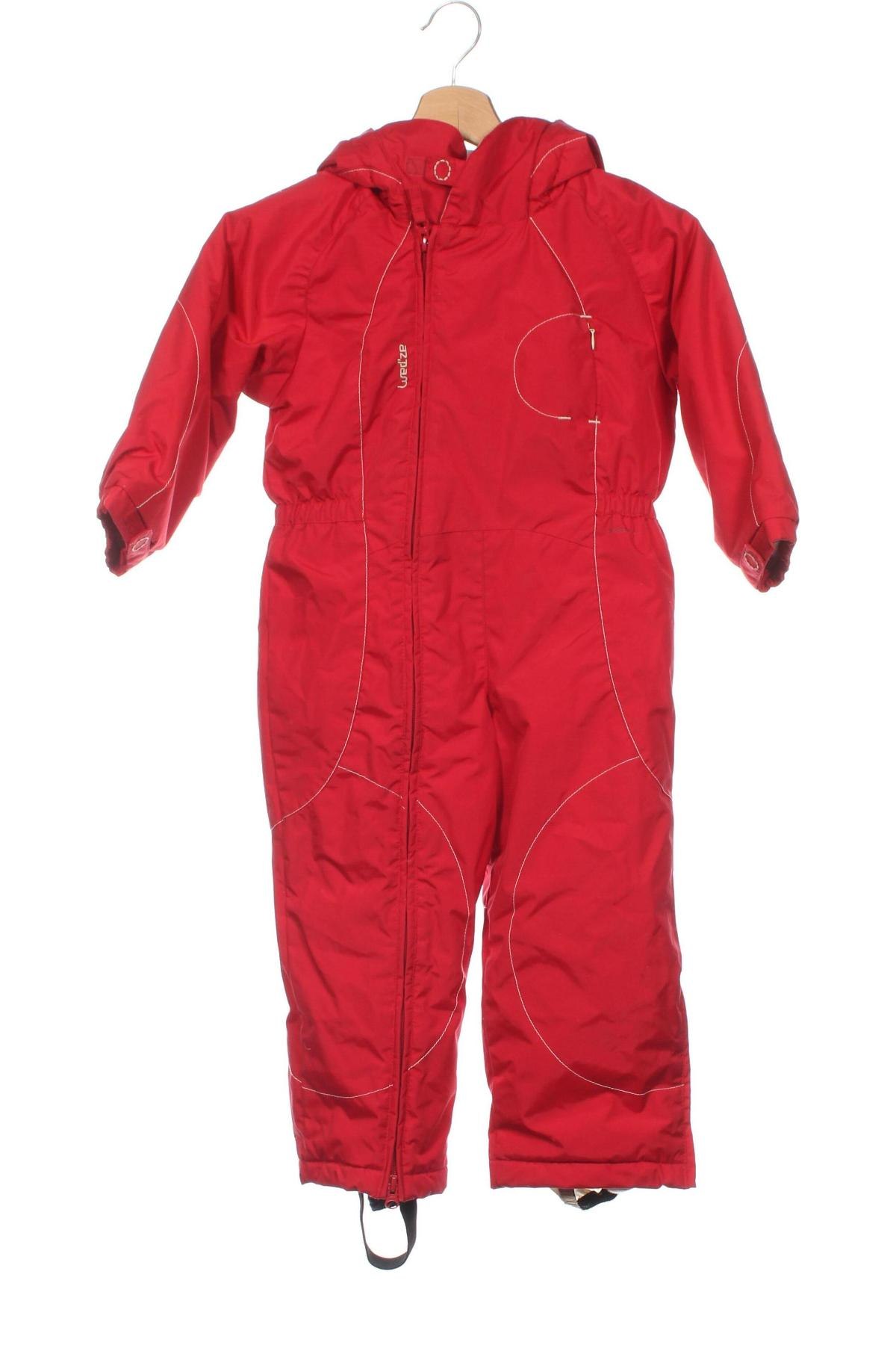 Kinderoverall für Wintersport Wedze, Größe 4-5y/ 110-116 cm, Farbe Rot, Preis € 24,46