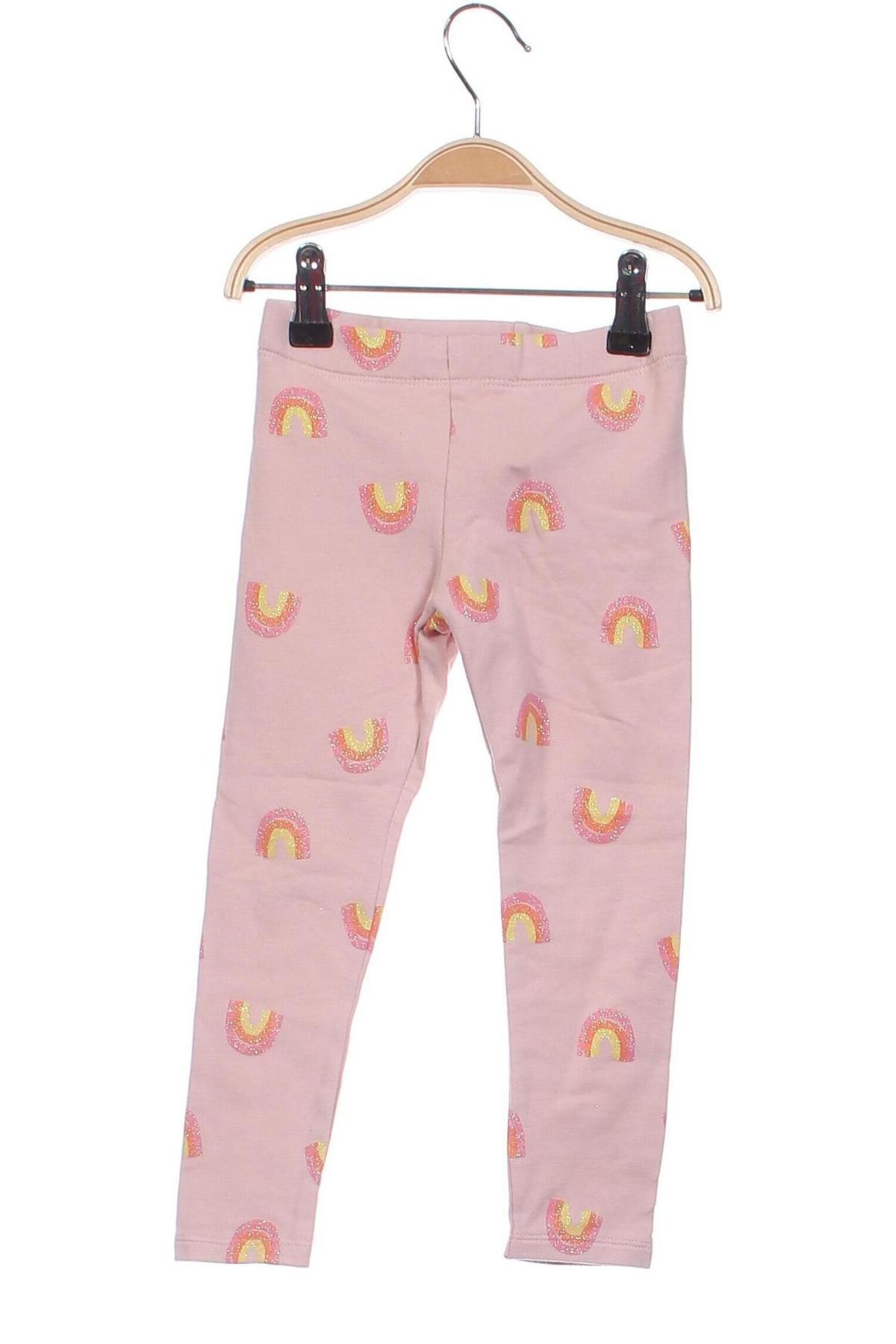 Dziecięce legginsy H&M, Rozmiar 2-3y/ 98-104 cm, Kolor Różowy, Cena 44,94 zł