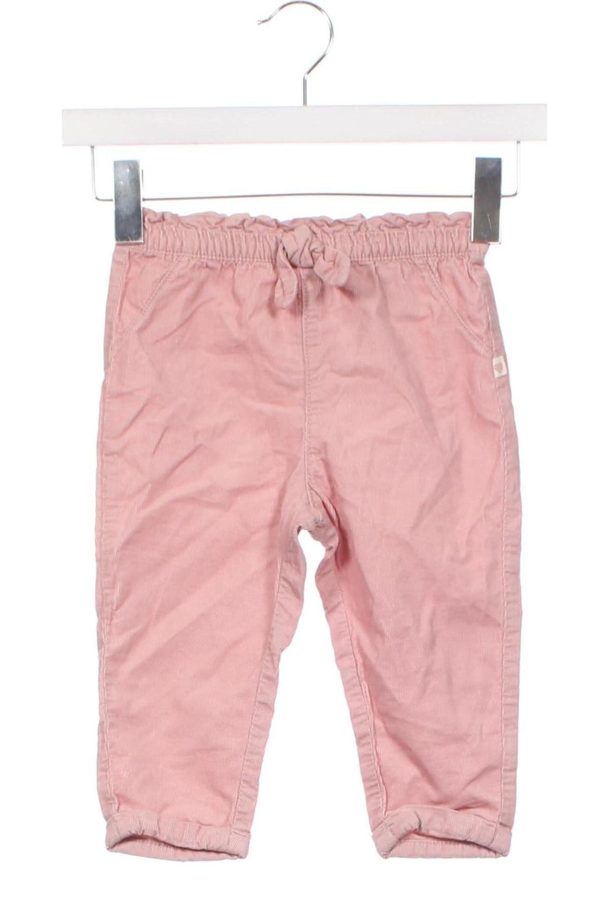 Pantaloni pentru copii H&M, Mărime 12-18m/ 80-86 cm, Culoare Roz, Preț 54,00 Lei