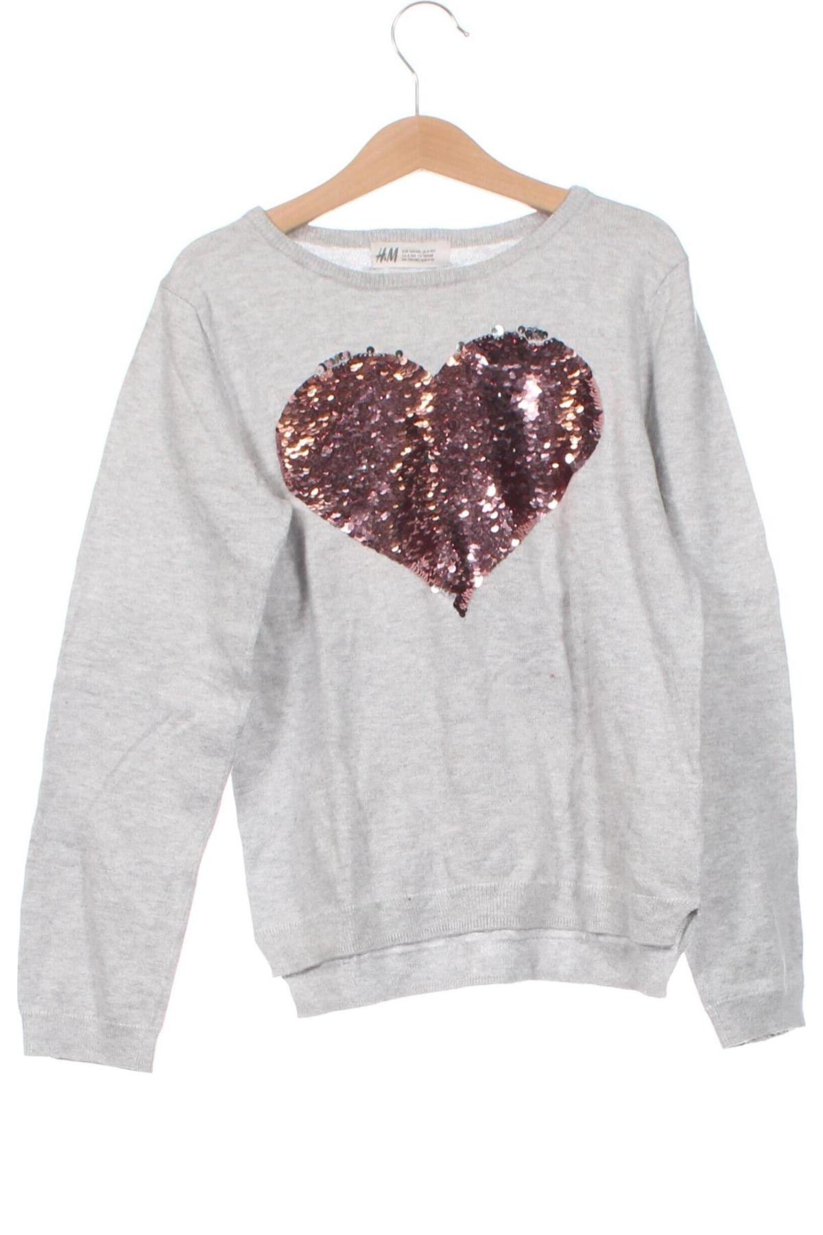 Dziecięcy sweter H&M, Rozmiar 8-9y/ 134-140 cm, Kolor Szary, Cena 25,99 zł