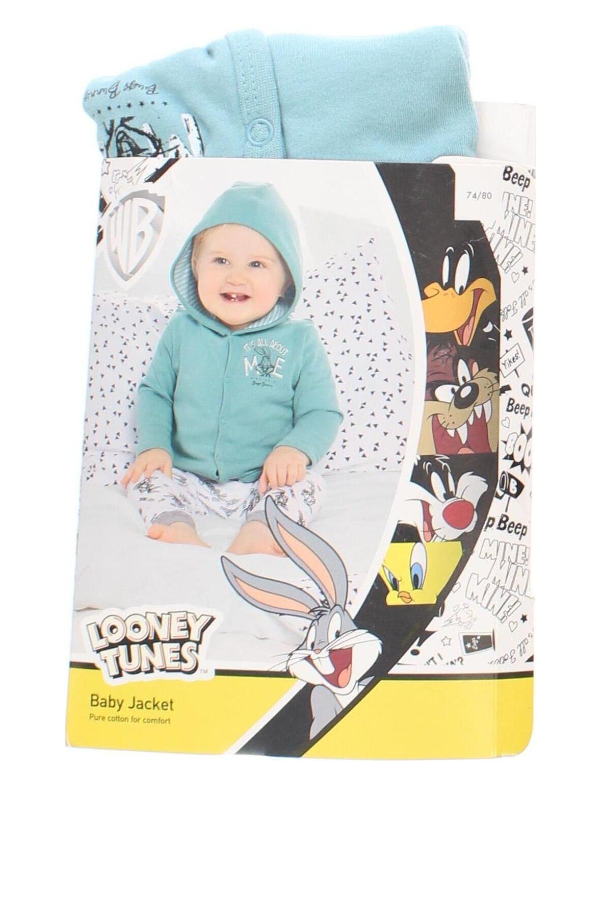 Detská mikina  Looney Tunes, Veľkosť 6-9m/ 68-74 cm, Farba Zelená, Cena  18,00 €