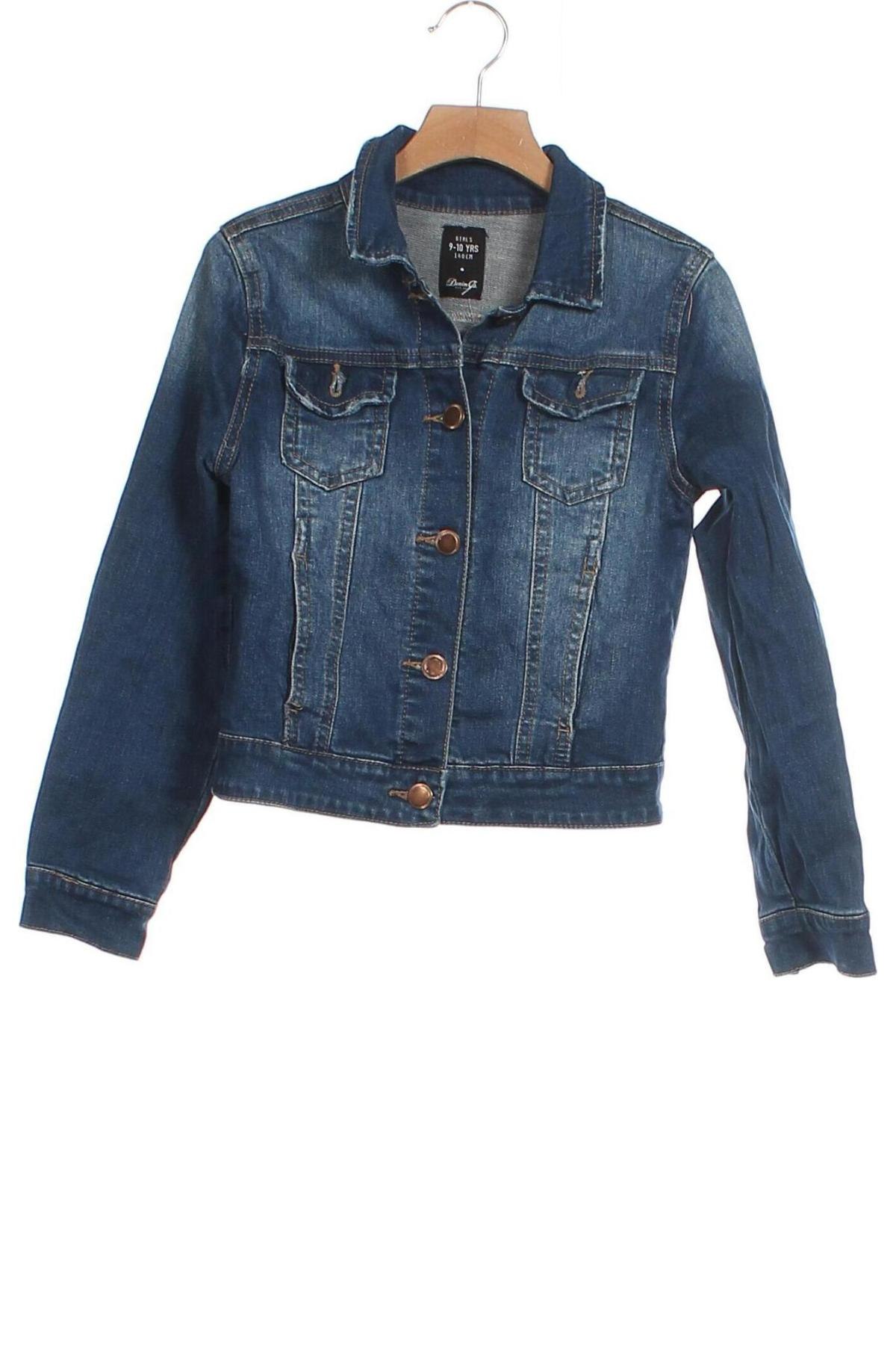 Detská džínsová bunda  Denim Co., Veľkosť 8-9y/ 134-140 cm, Farba Modrá, Cena  10,25 €