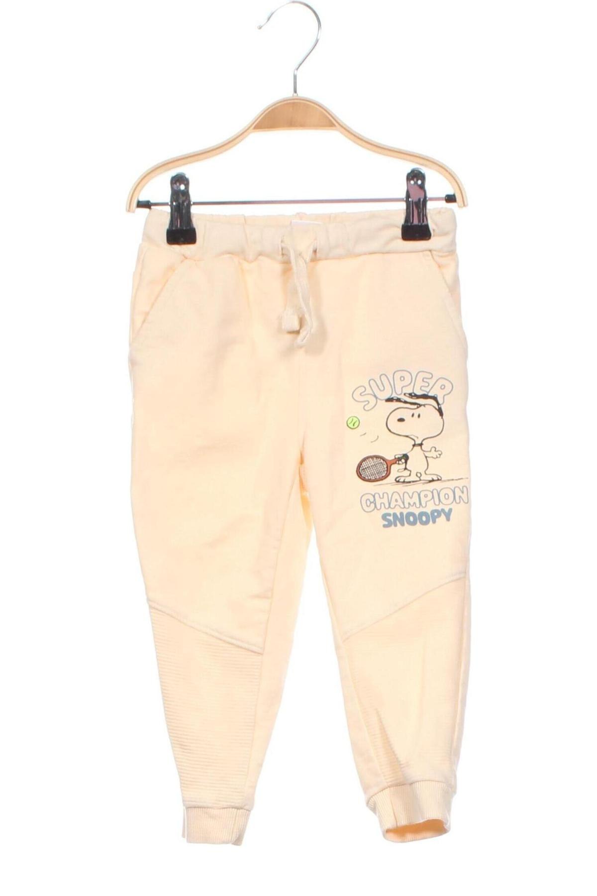 Kinder Sporthose Sinsay, Größe 18-24m/ 86-98 cm, Farbe Ecru, Preis € 7,49