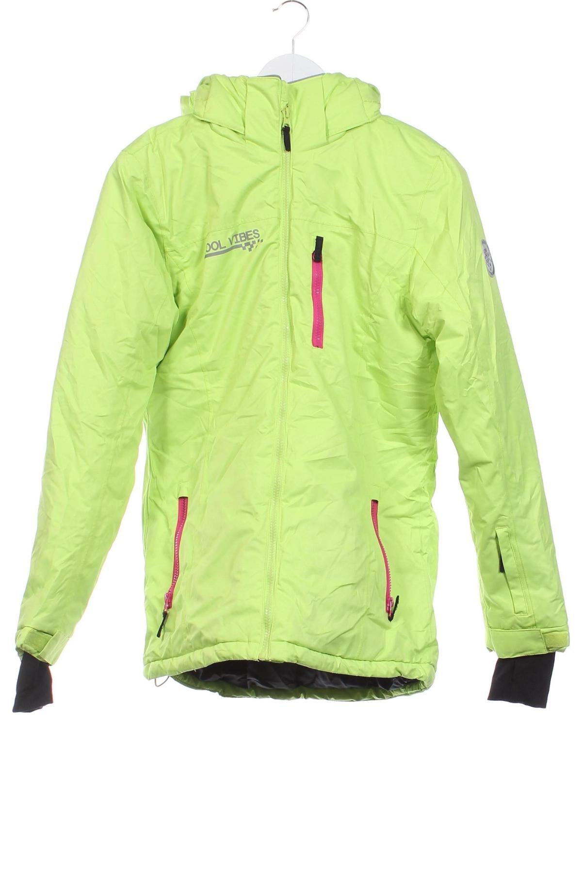 Kinderjacke für Wintersport Y.F.K., Größe 15-18y/ 170-176 cm, Farbe Grün, Preis 33,99 €