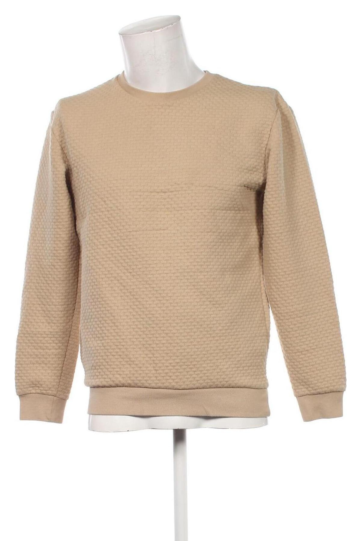 Herren Shirt Zara, Größe M, Farbe Beige, Preis 13,99 €