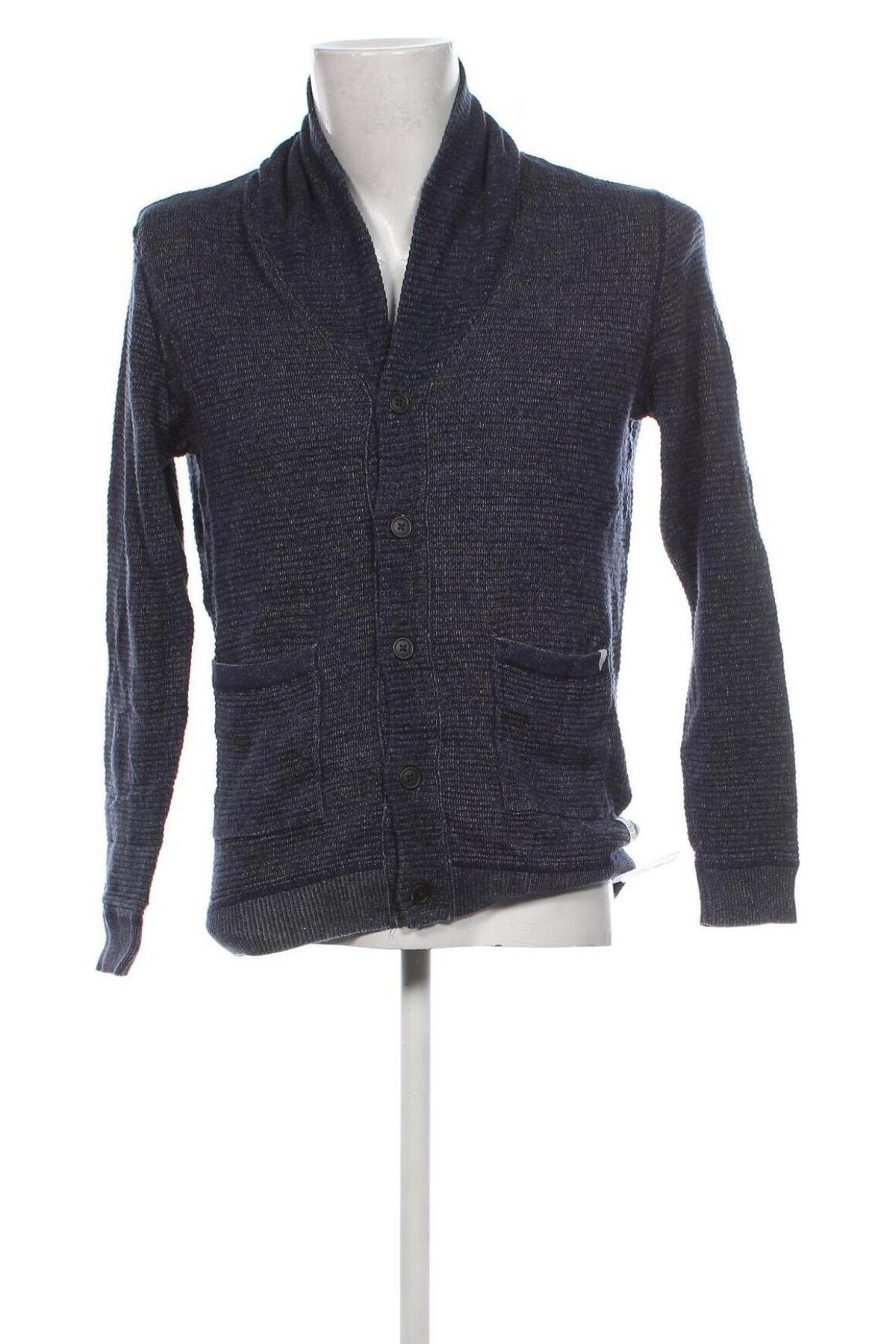 Herren Strickjacke Jack & Jones, Größe M, Farbe Blau, Preis 28,99 €