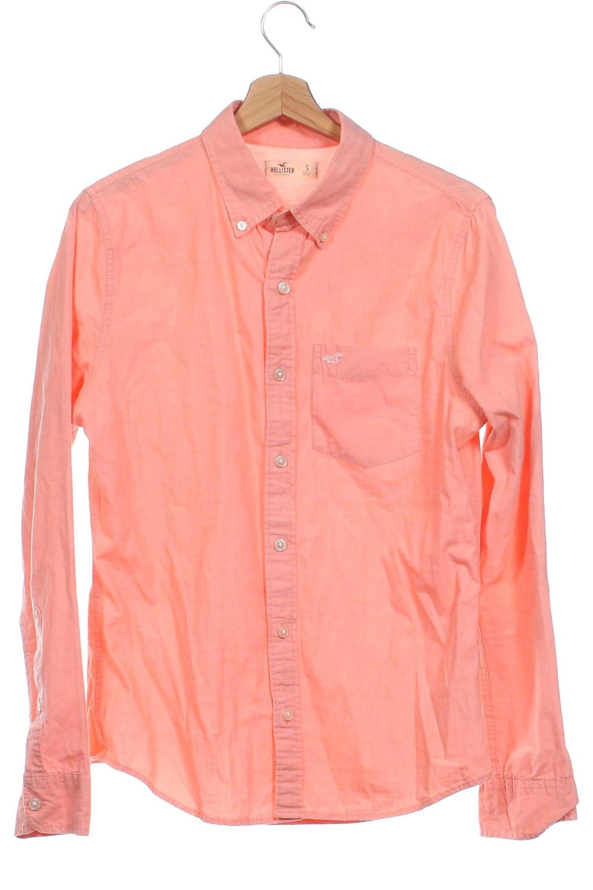 Herrenhemd Hollister, Größe S, Farbe Rosa, Preis 10,49 €