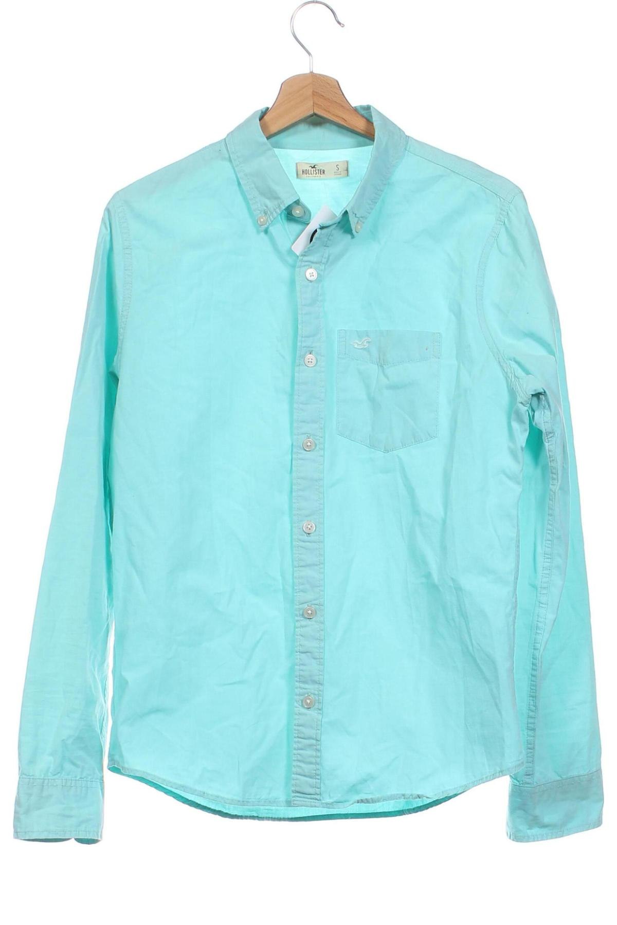 Herrenhemd Hollister, Größe S, Farbe Blau, Preis 10,49 €