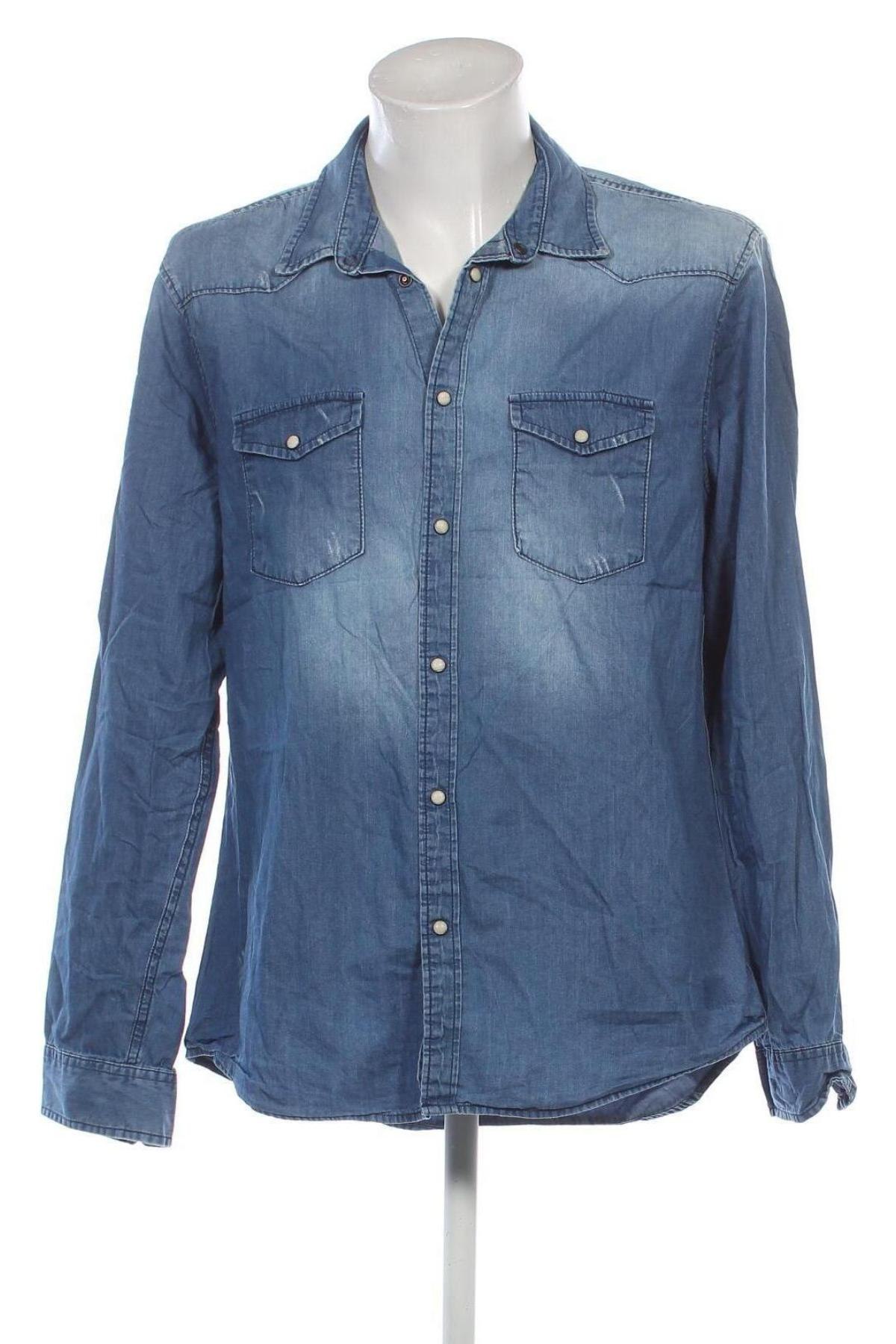 Męska koszula Jack & Jones, Rozmiar XL, Kolor Niebieski, Cena 108,99 zł