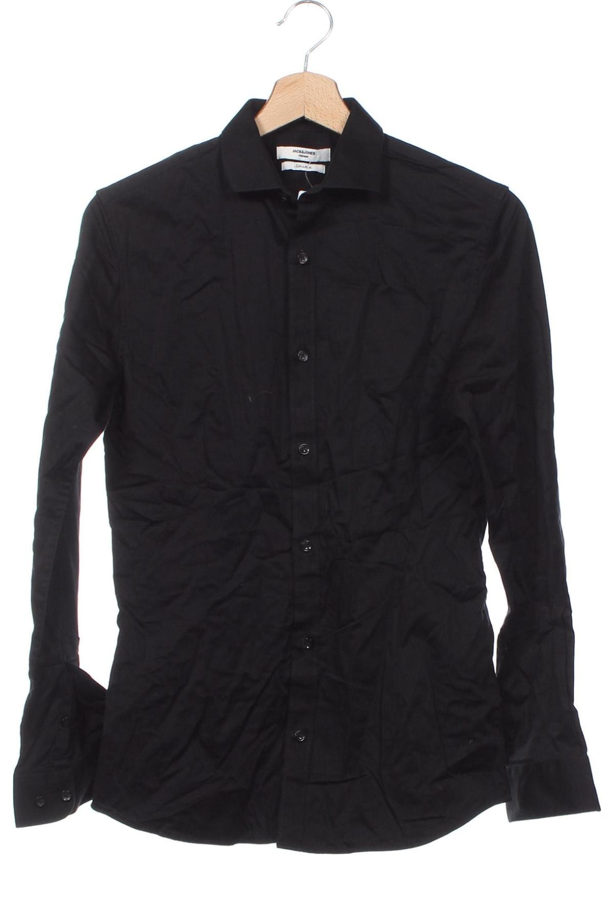 Cămașă de bărbați Jack & Jones, Mărime XS, Culoare Negru, Preț 111,99 Lei