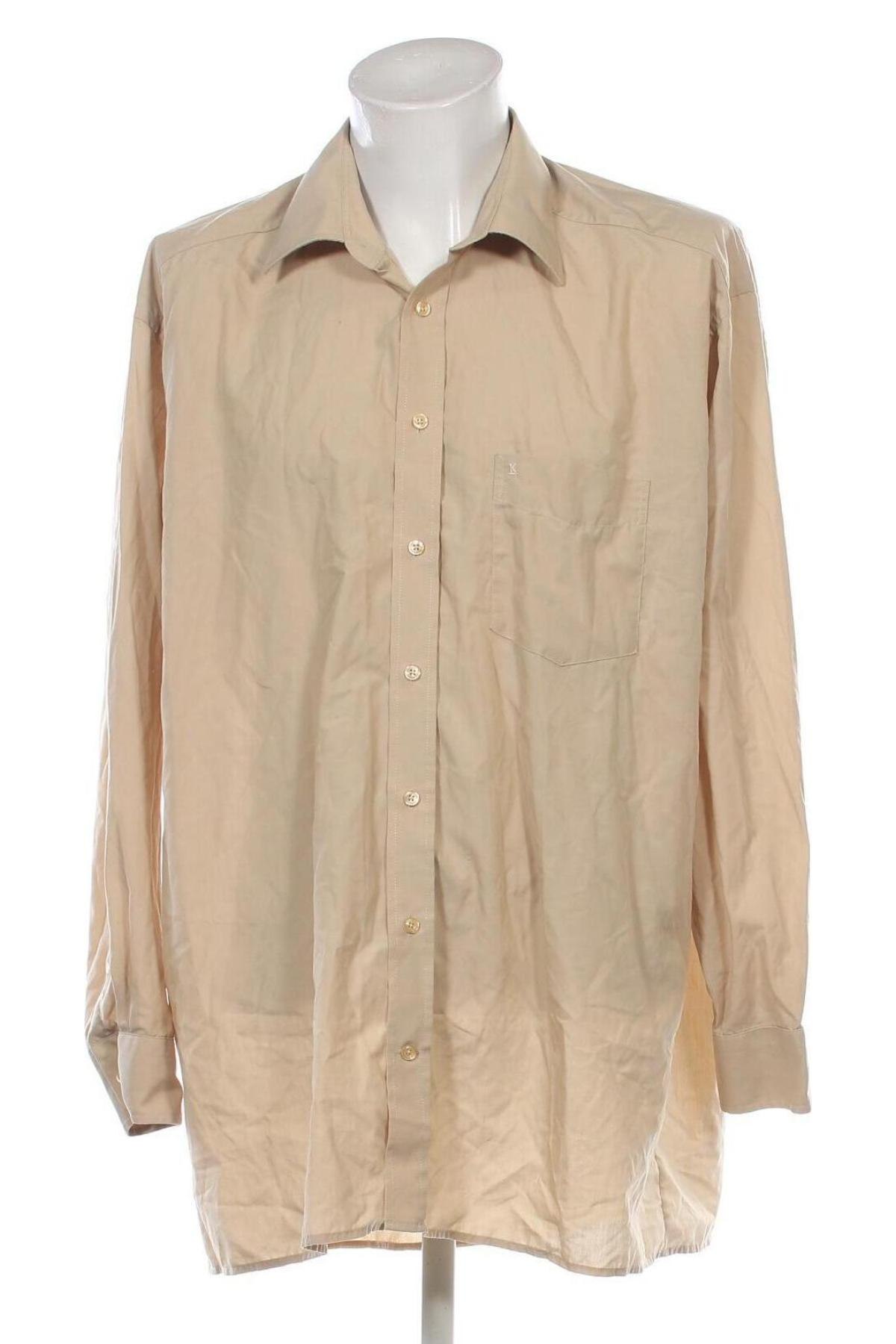 Herrenhemd Kings Road, Größe 3XL, Farbe Beige, Preis € 5,60