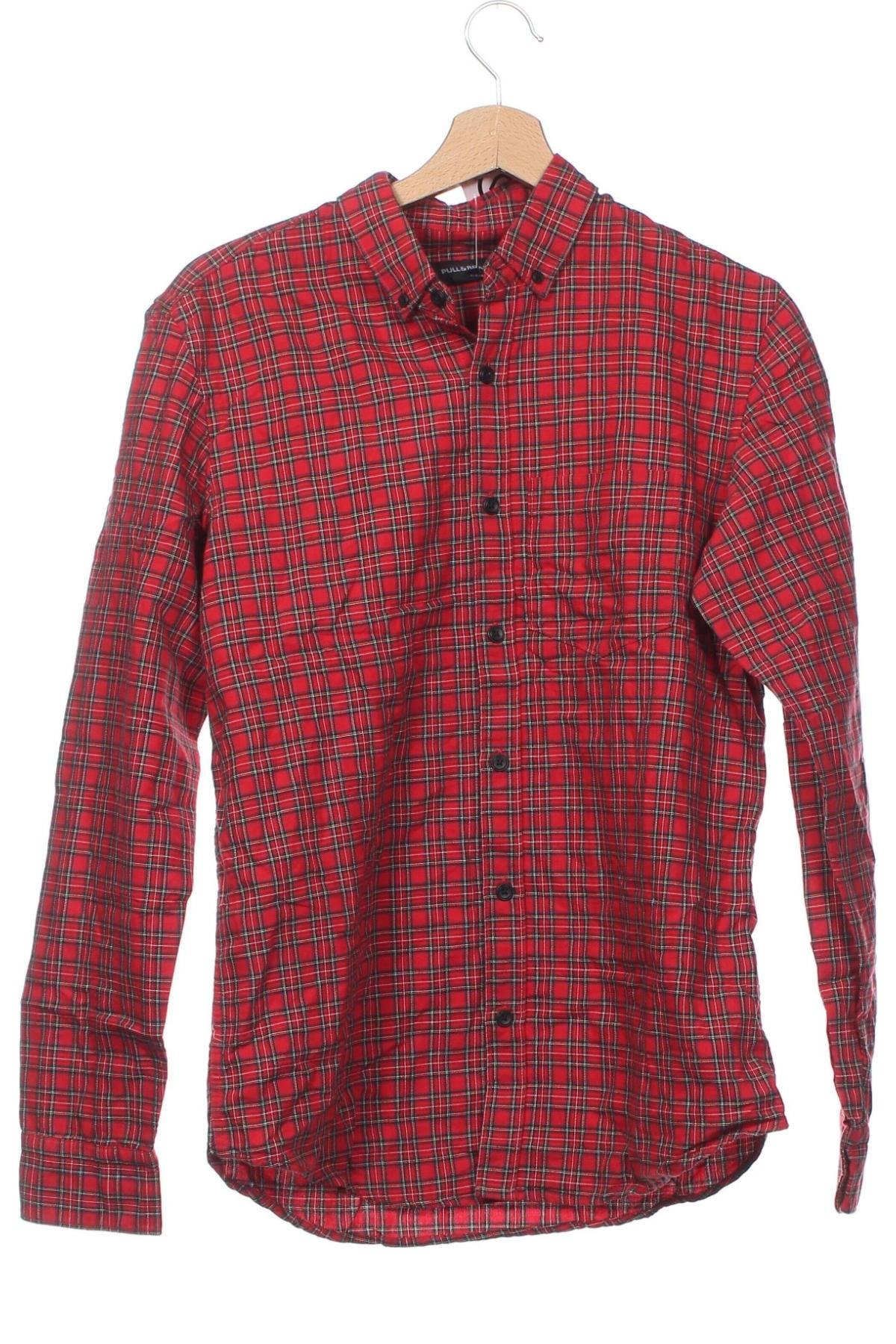 Herrenhemd Pull&Bear, Größe S, Farbe Mehrfarbig, Preis 8,99 €