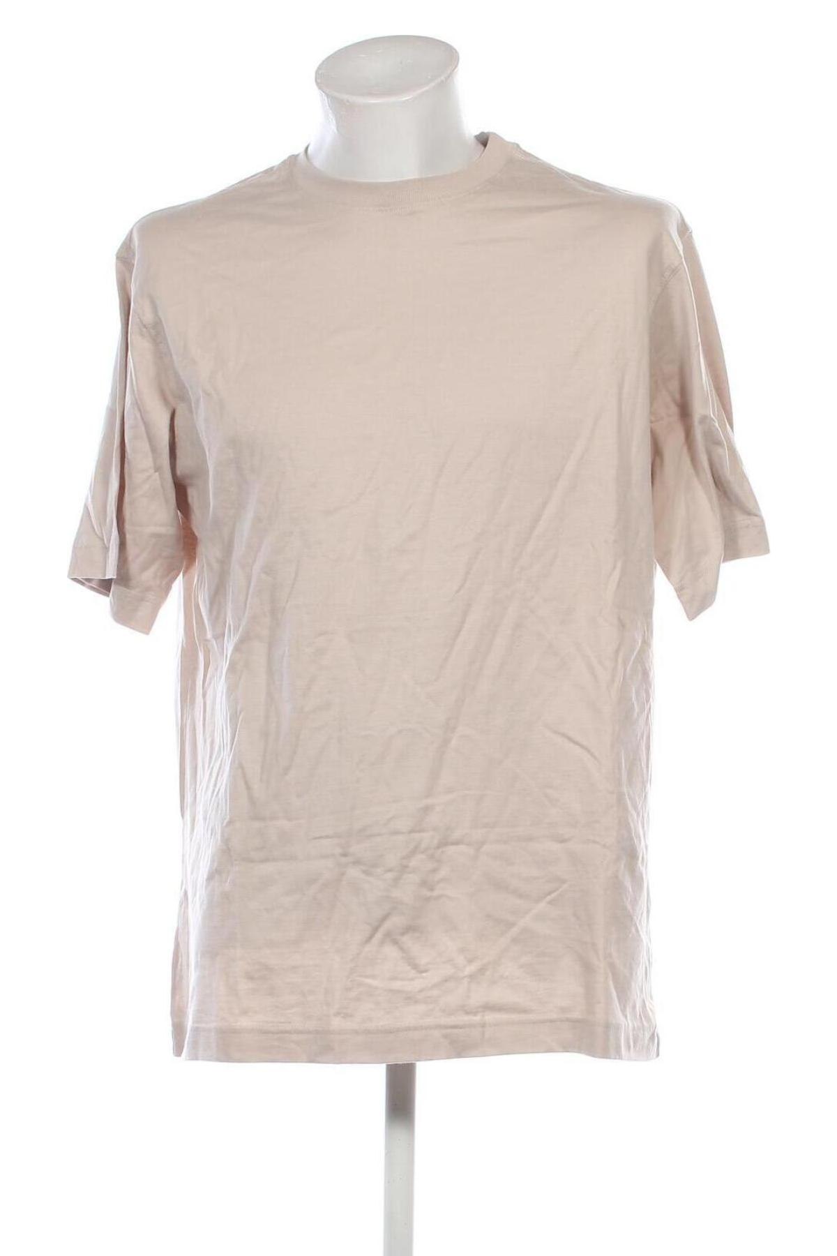 Herren T-Shirt H&M Divided, Größe M, Farbe Beige, Preis € 6,49