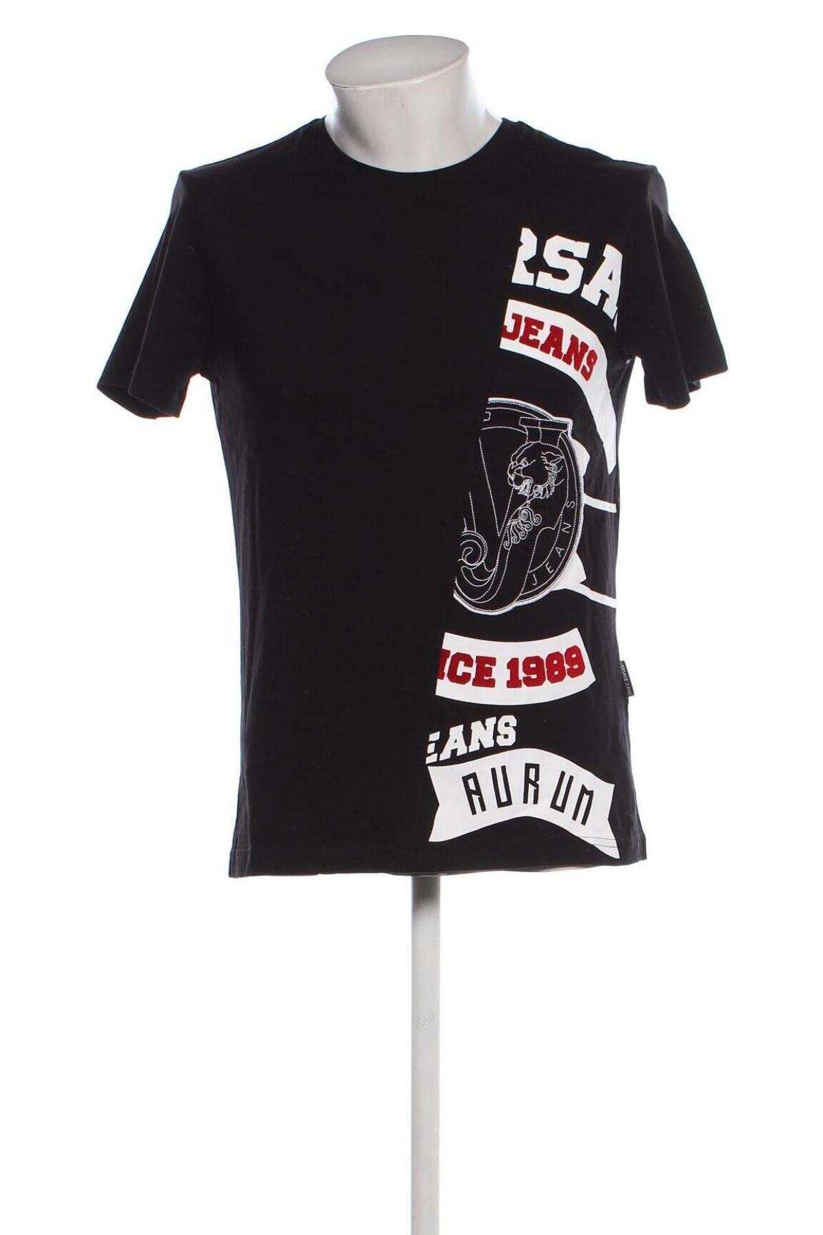 Męski T-shirt Versace Jeans, Rozmiar L, Kolor Kolorowy, Cena 142,38 zł