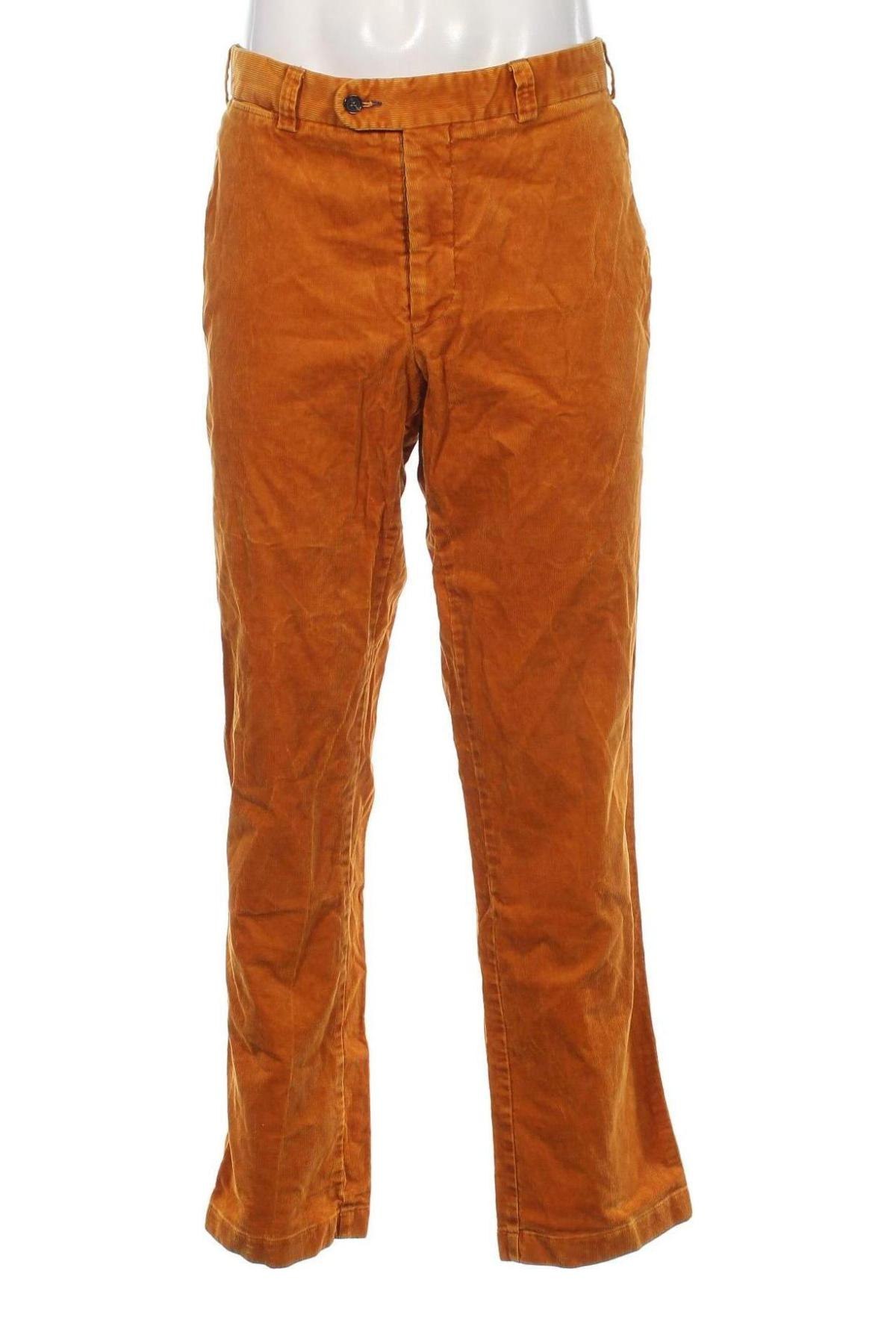 Herren Cordhose, Größe L, Farbe Orange, Preis € 12,99