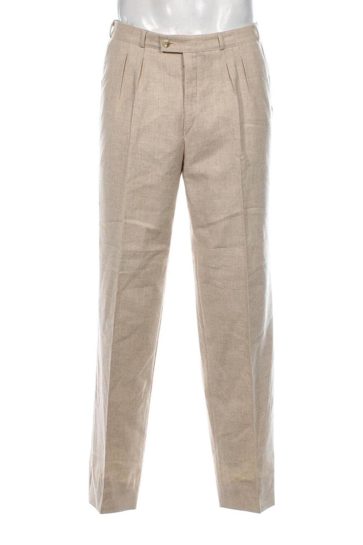 Herrenhose Nuova Moda, Größe M, Farbe Beige, Preis 33,99 €