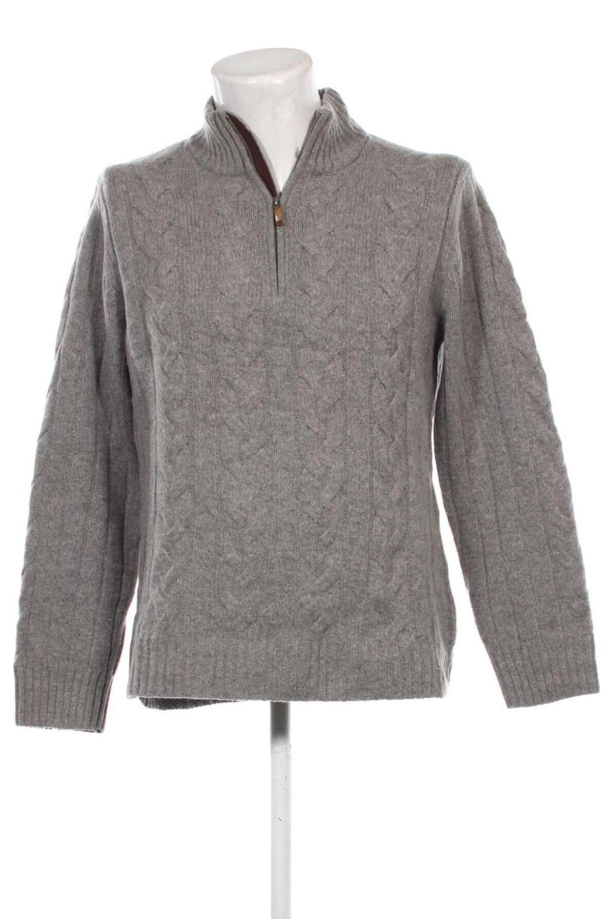 Herrenpullover Gant, Größe L, Farbe Grau, Preis 71,99 €