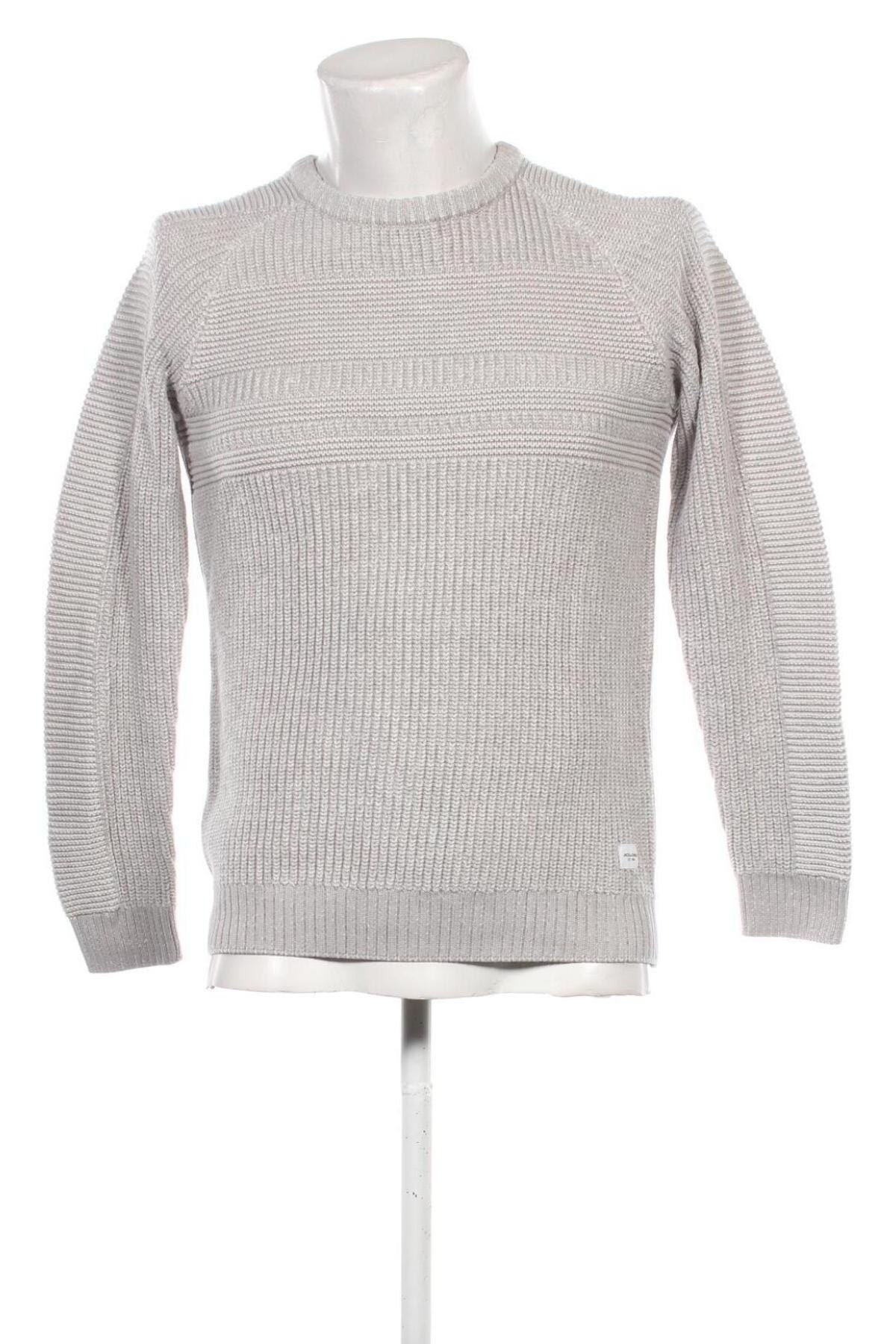 Herrenpullover Jack & Jones, Größe M, Farbe Grau, Preis 28,99 €