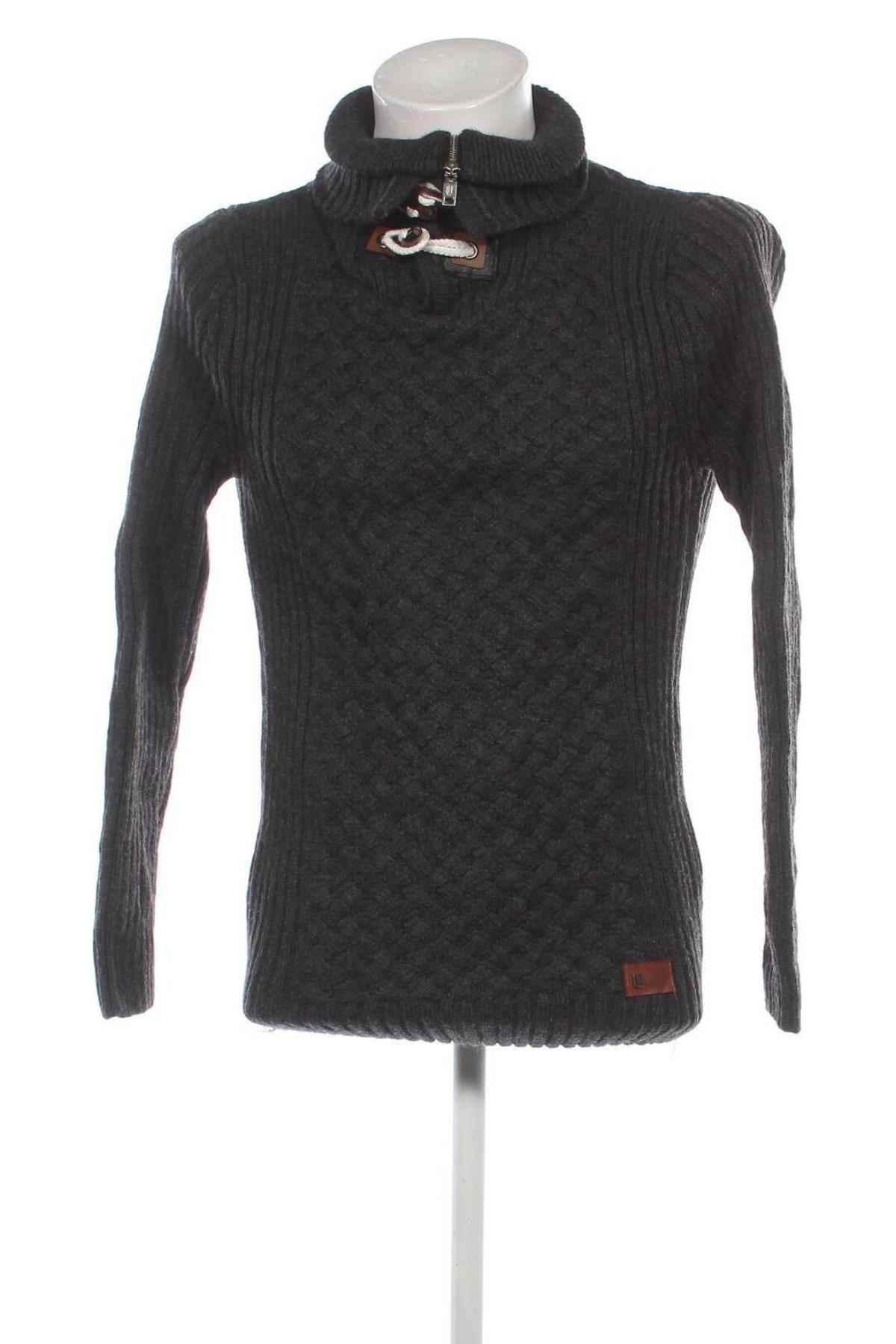 Herrenpullover Leif Nelson, Größe L, Farbe Grau, Preis 24,99 €