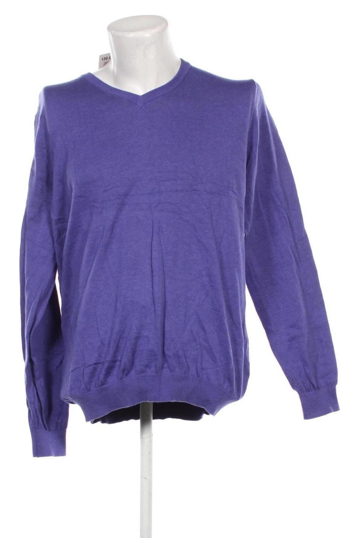 Herrenpullover Pima Cotton, Größe XL, Farbe Lila, Preis 24,99 €