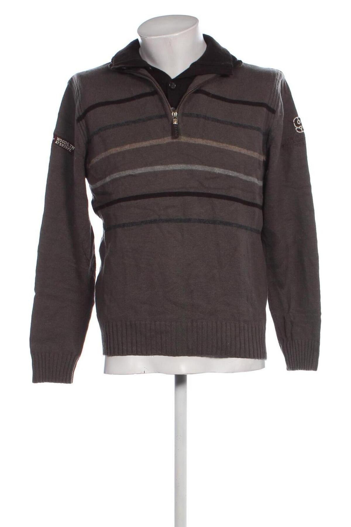 Herrenpullover River Woods, Größe M, Farbe Grau, Preis € 71,99