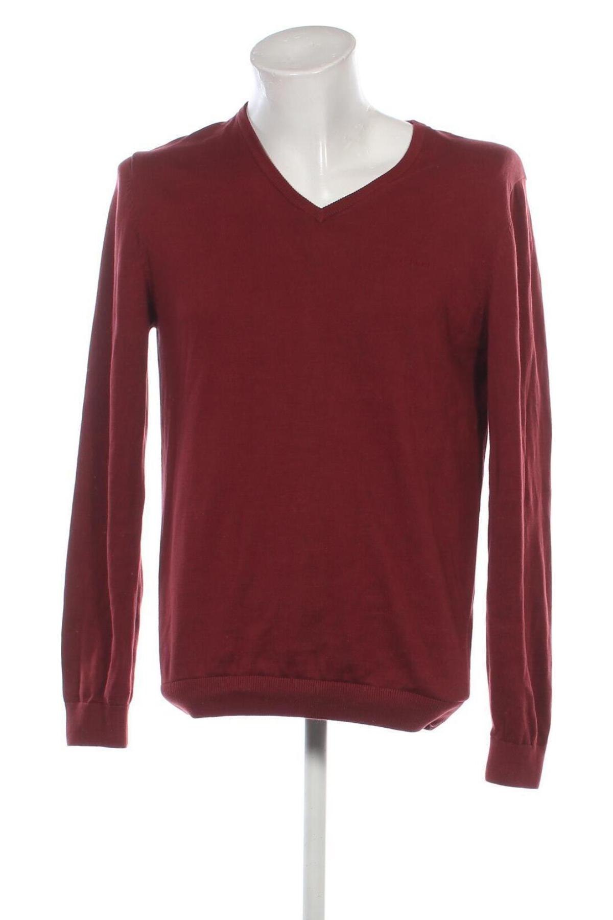 Herrenpullover S.Oliver, Größe M, Farbe Rot, Preis 15,99 €