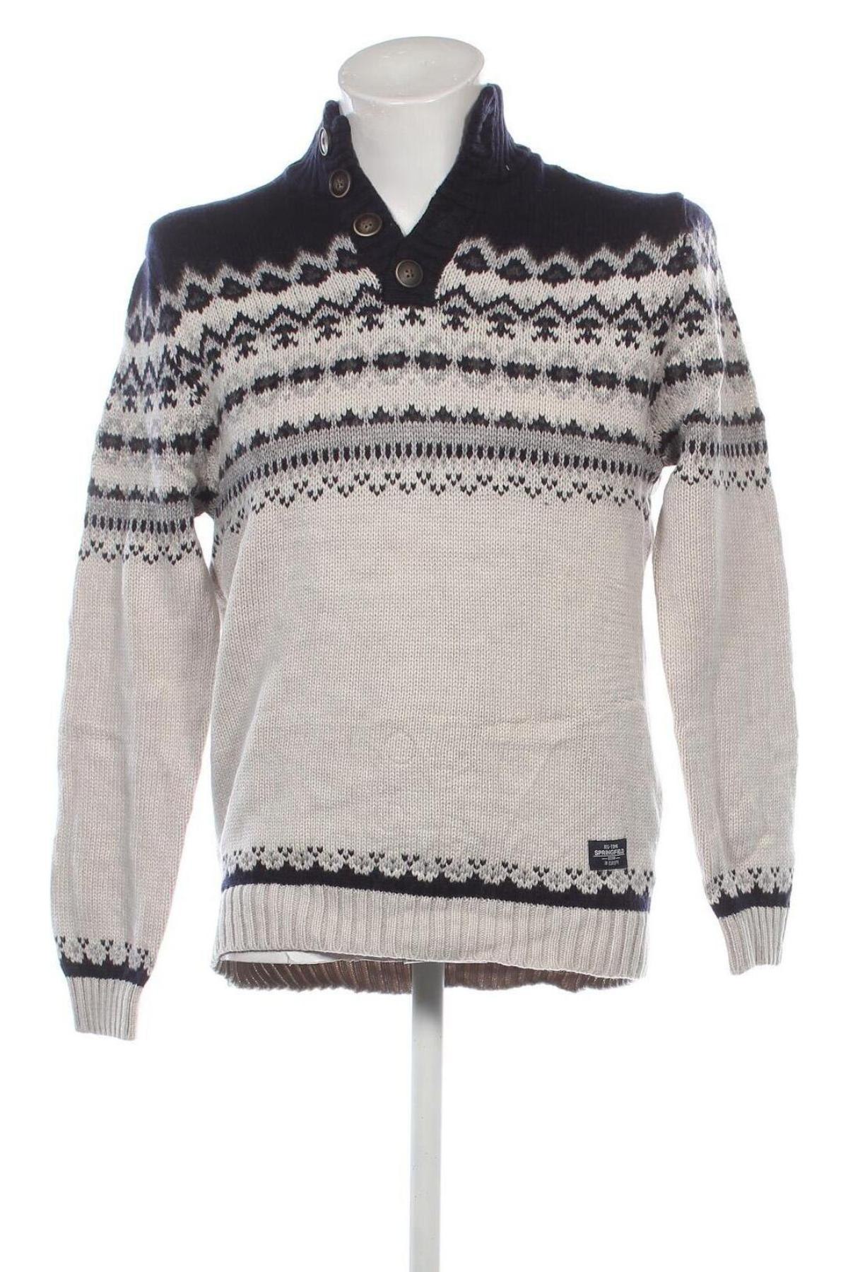 Herrenpullover Springfield, Größe XL, Farbe Mehrfarbig, Preis 23,99 €