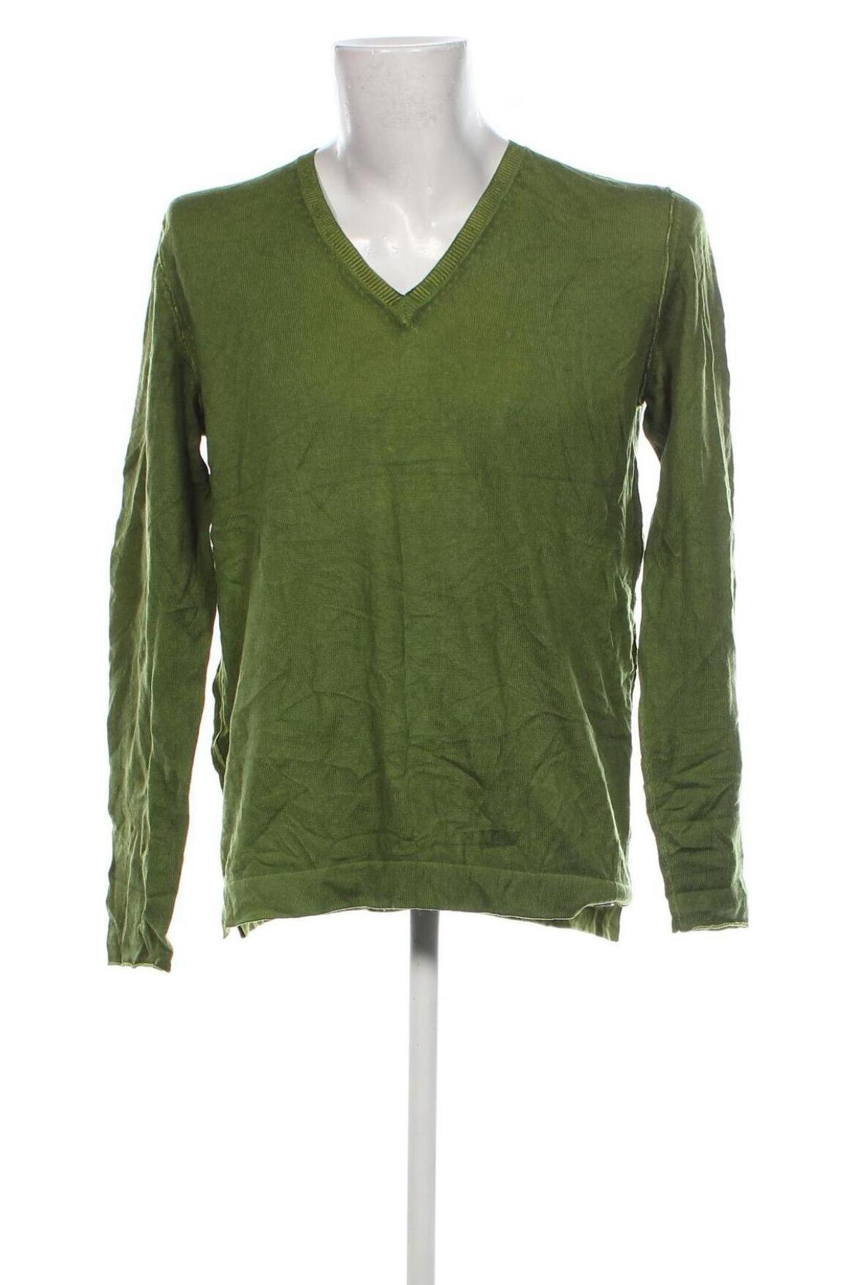 Herrenpullover Strenesse, Größe L, Farbe Grün, Preis 71,99 €