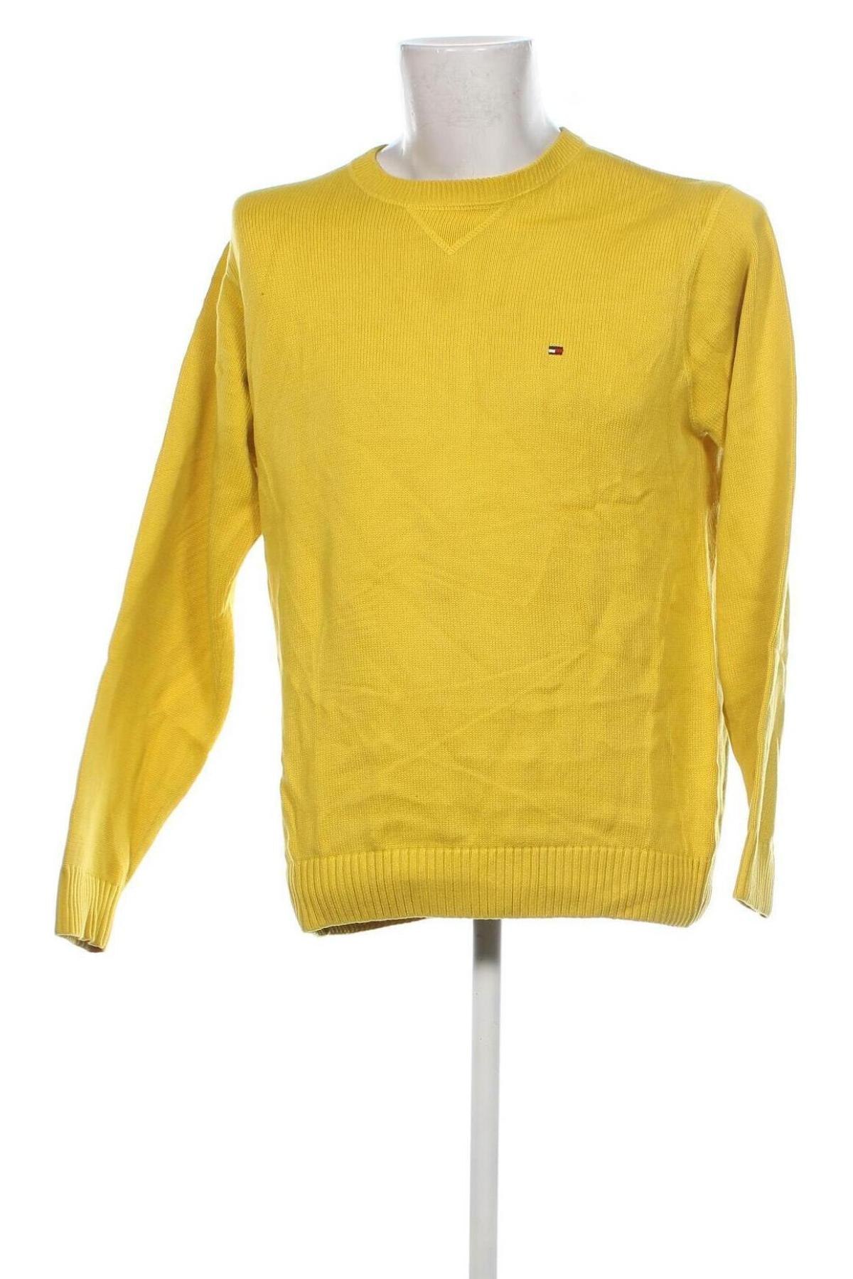 Herrenpullover Tommy Hilfiger, Größe L, Farbe Gelb, Preis 61,99 €