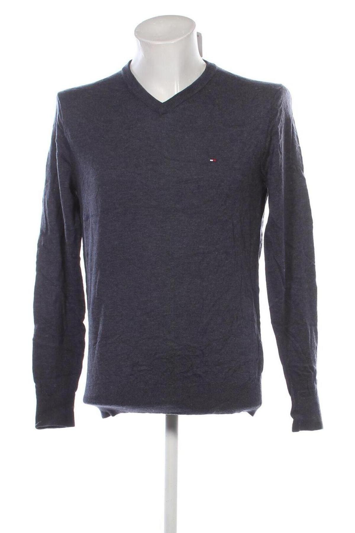 Herrenpullover Tommy Hilfiger, Größe L, Farbe Blau, Preis 61,99 €