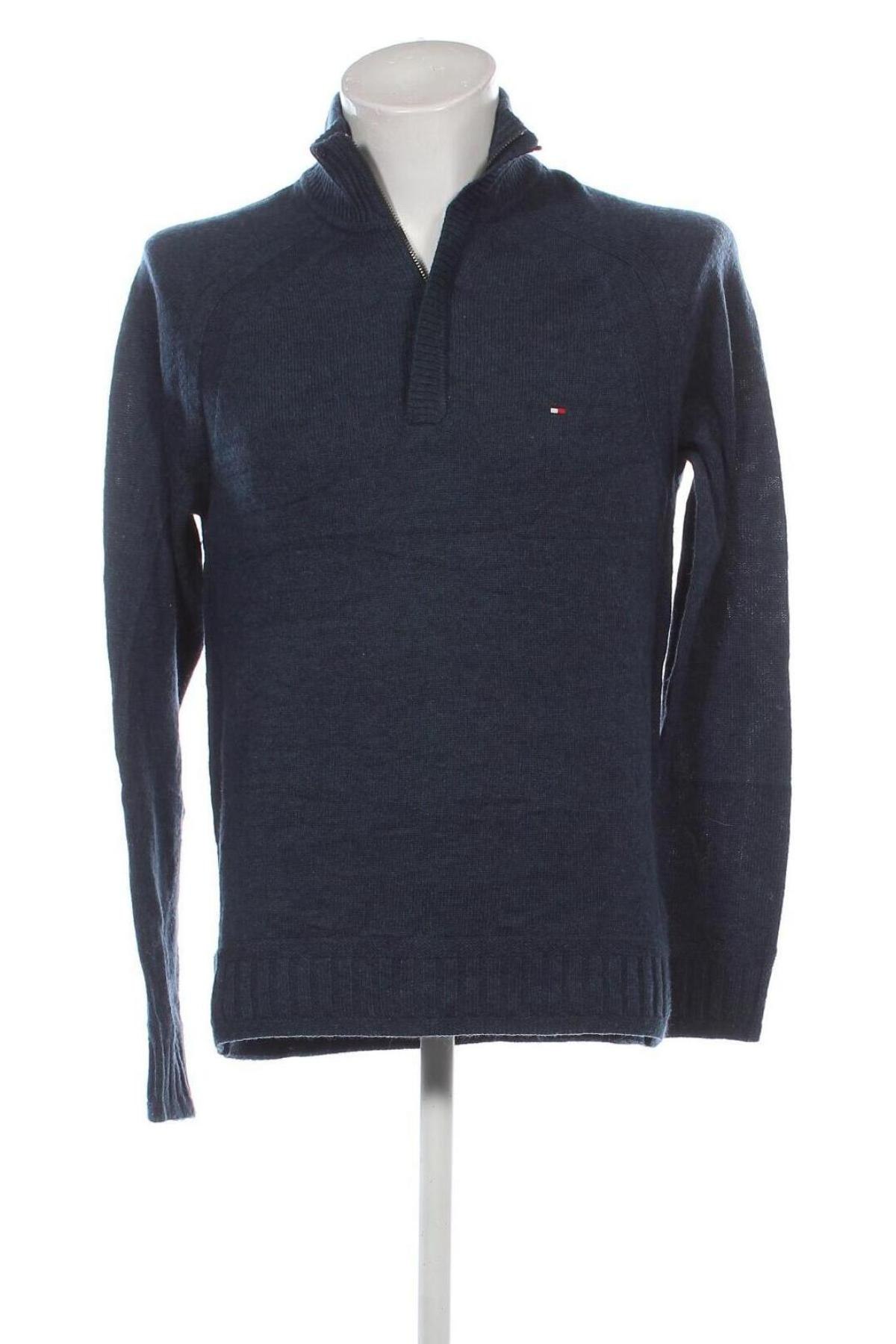 Herrenpullover Tommy Hilfiger, Größe M, Farbe Blau, Preis 61,99 €