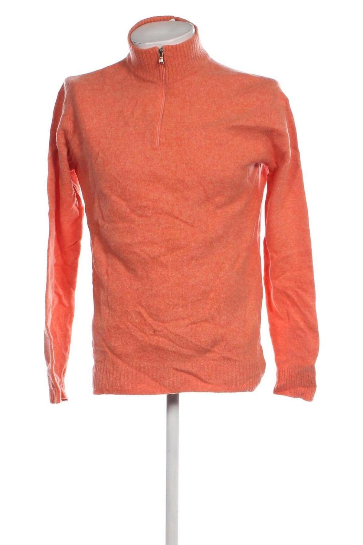 Męski sweter United Colors Of Benetton, Rozmiar L, Kolor Pomarańczowy, Cena 153,99 zł