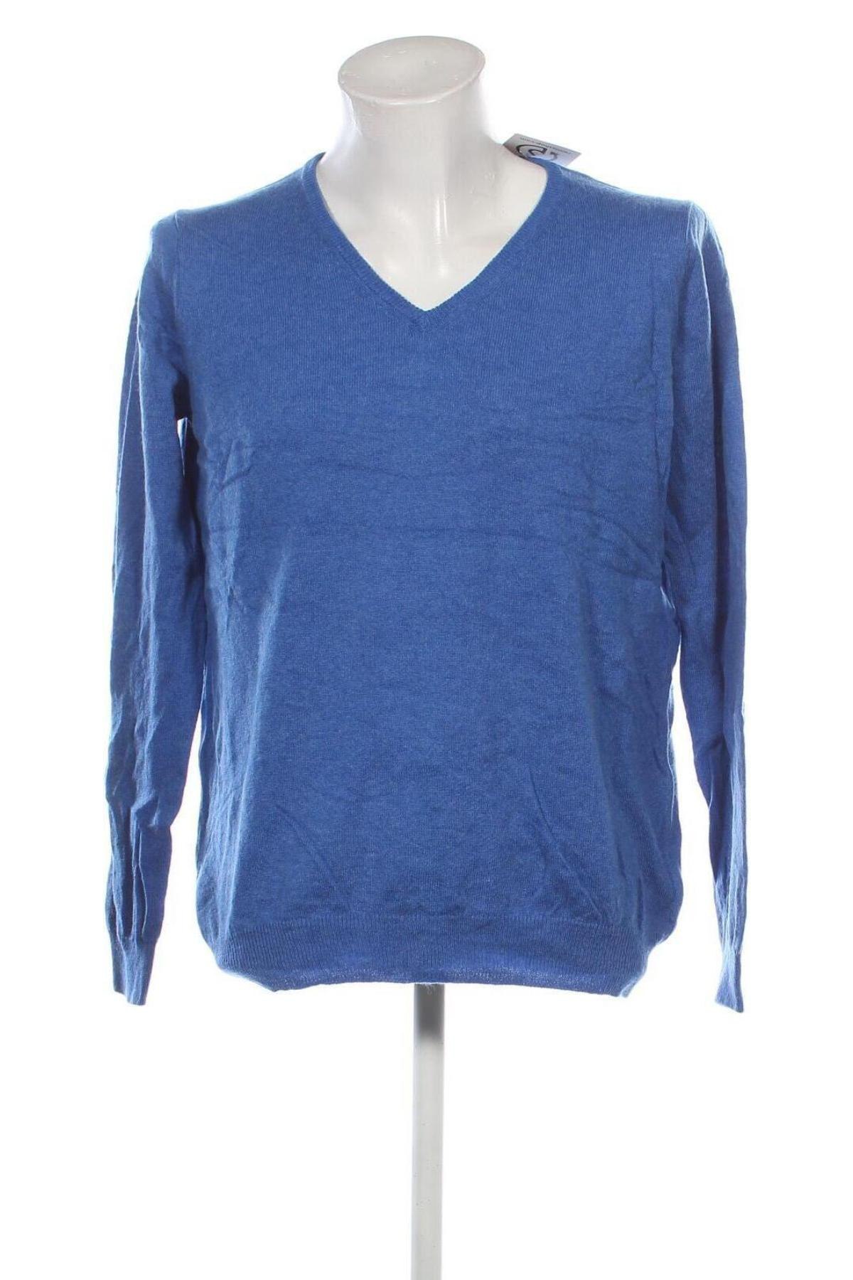 Herrenpullover WoolOvers, Größe XL, Farbe Blau, Preis 33,99 €