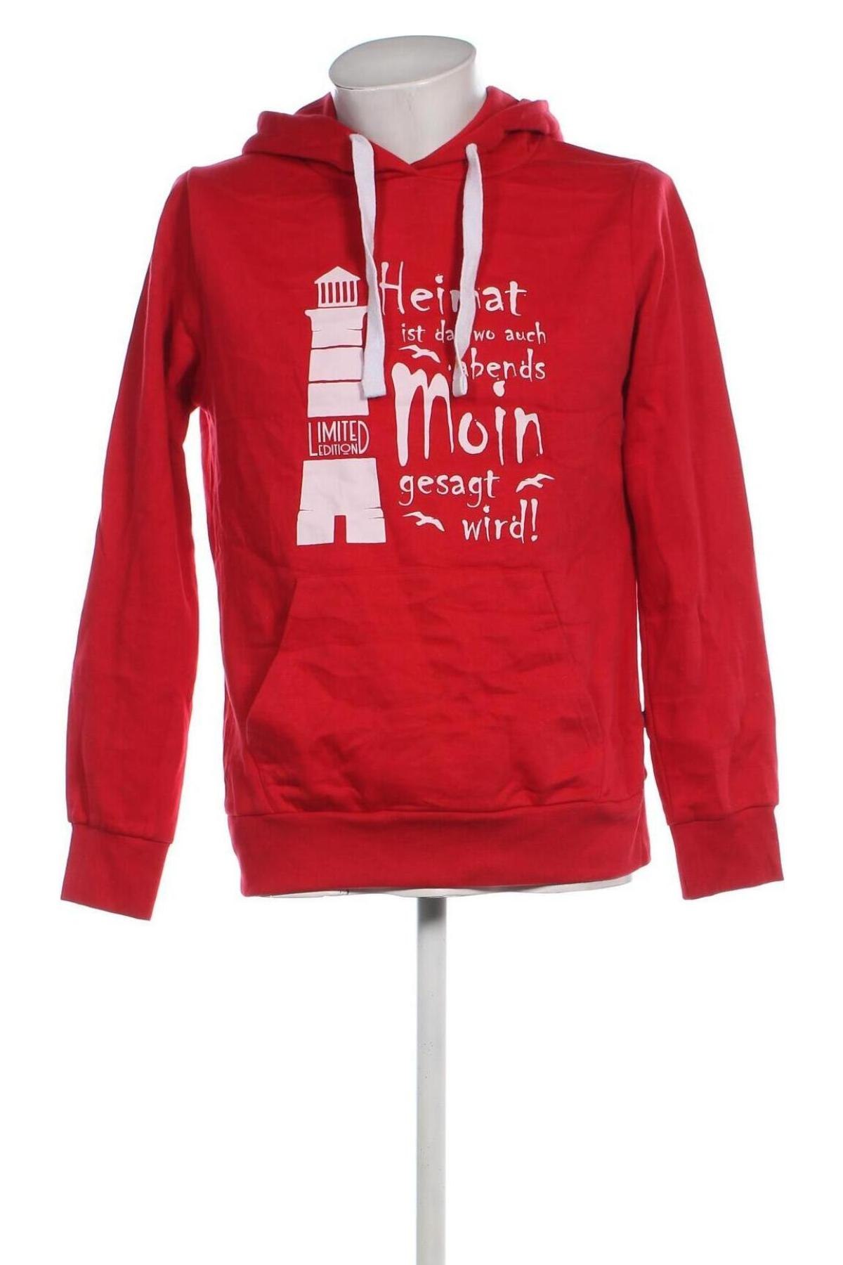 Herren Sweatshirt, Größe L, Farbe Rot, Preis 16,99 €