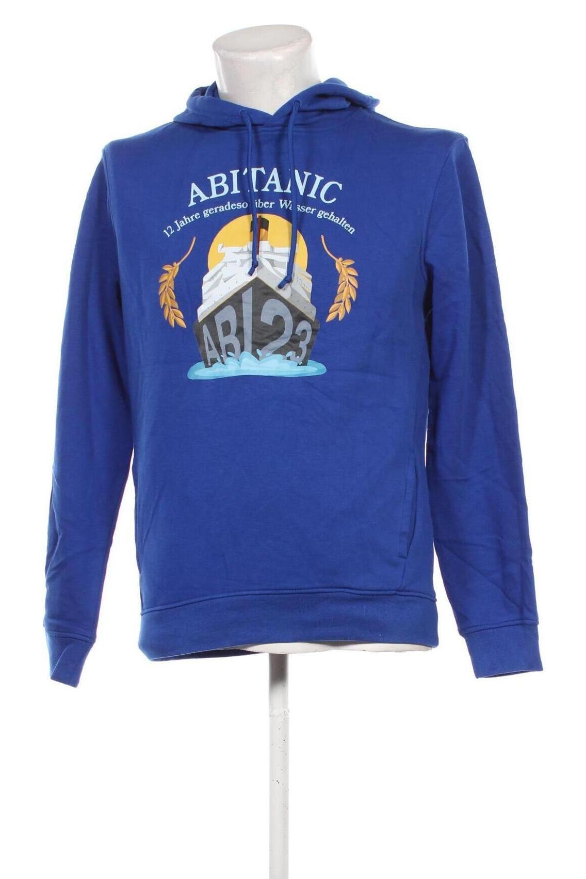 Herren Sweatshirt, Größe M, Farbe Blau, Preis 20,99 €