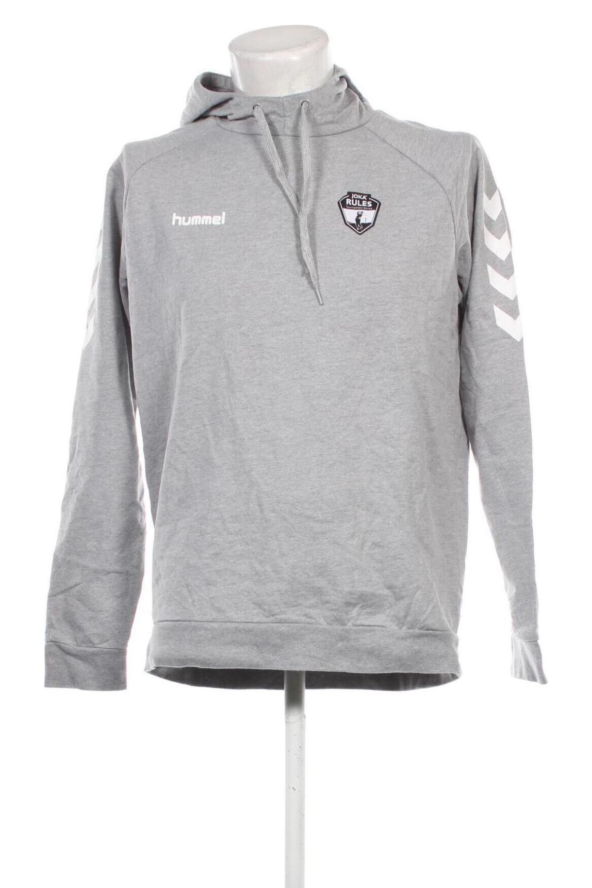 Herren Sweatshirt Hummel, Größe L, Farbe Grau, Preis 21,99 €