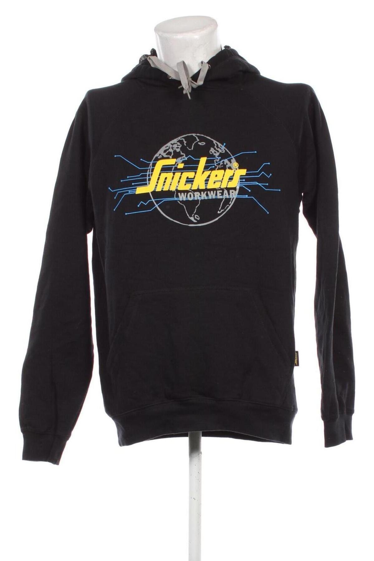 Herren Sweatshirt Snickers, Größe M, Farbe Schwarz, Preis 36,99 €